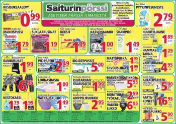 SAITURINPÖRSSI tarjoukset