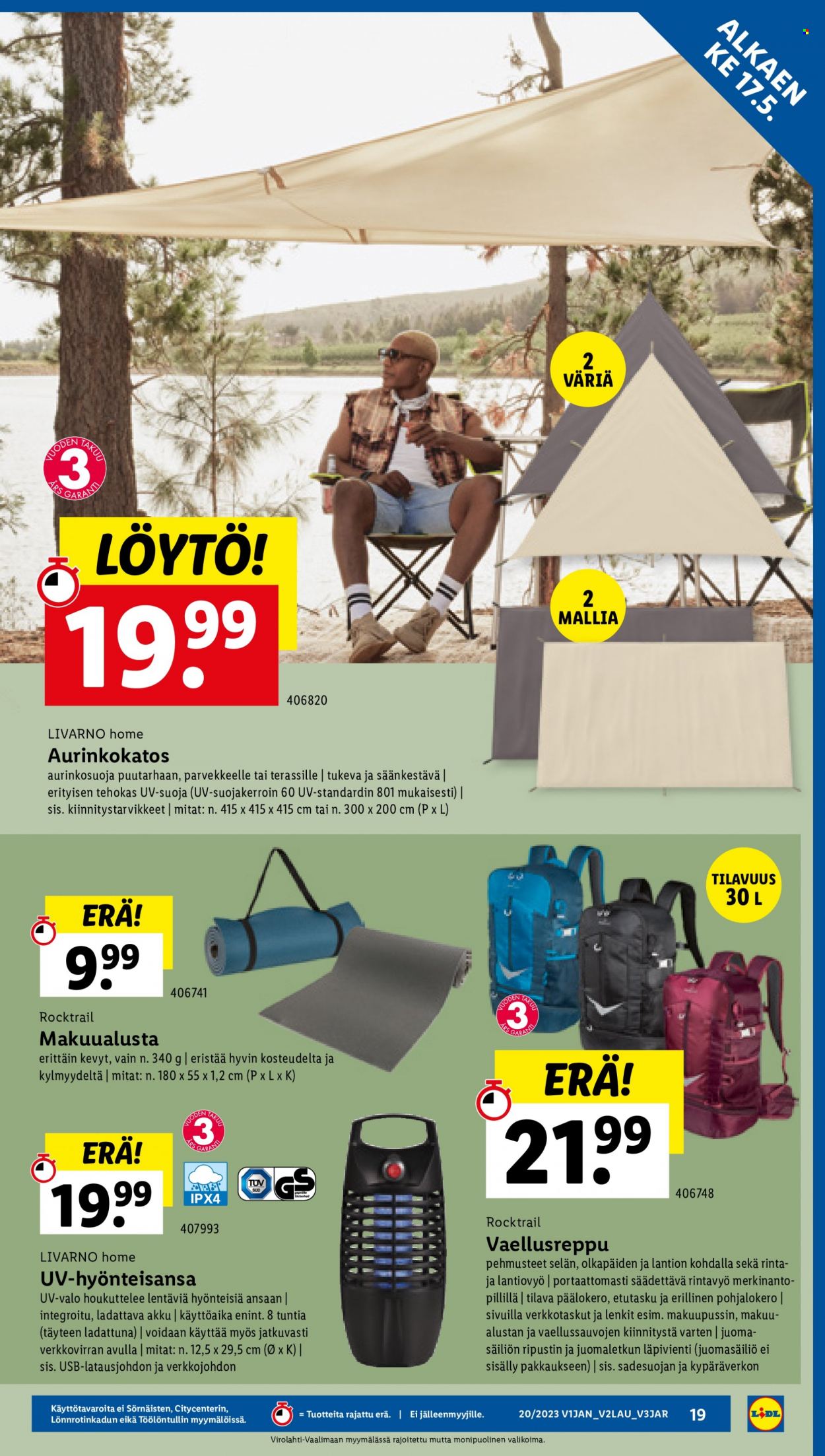 Lidl tarjoukset - 17.05.2023 - 24.05.2023. Sivu 21