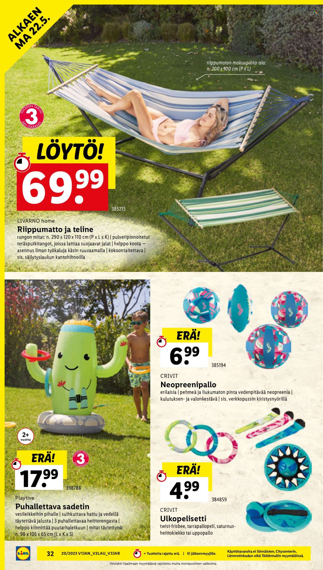 Lidl tarjoukset - 17.05.2023 - 24.05.2023. Sivu 36