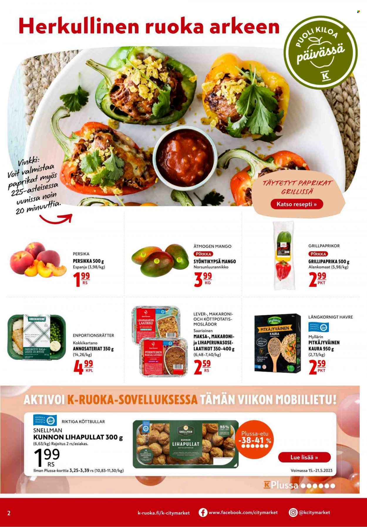 K-citymarket tarjoukset - 15.05.2023 - 21.05.2023. Sivu 2