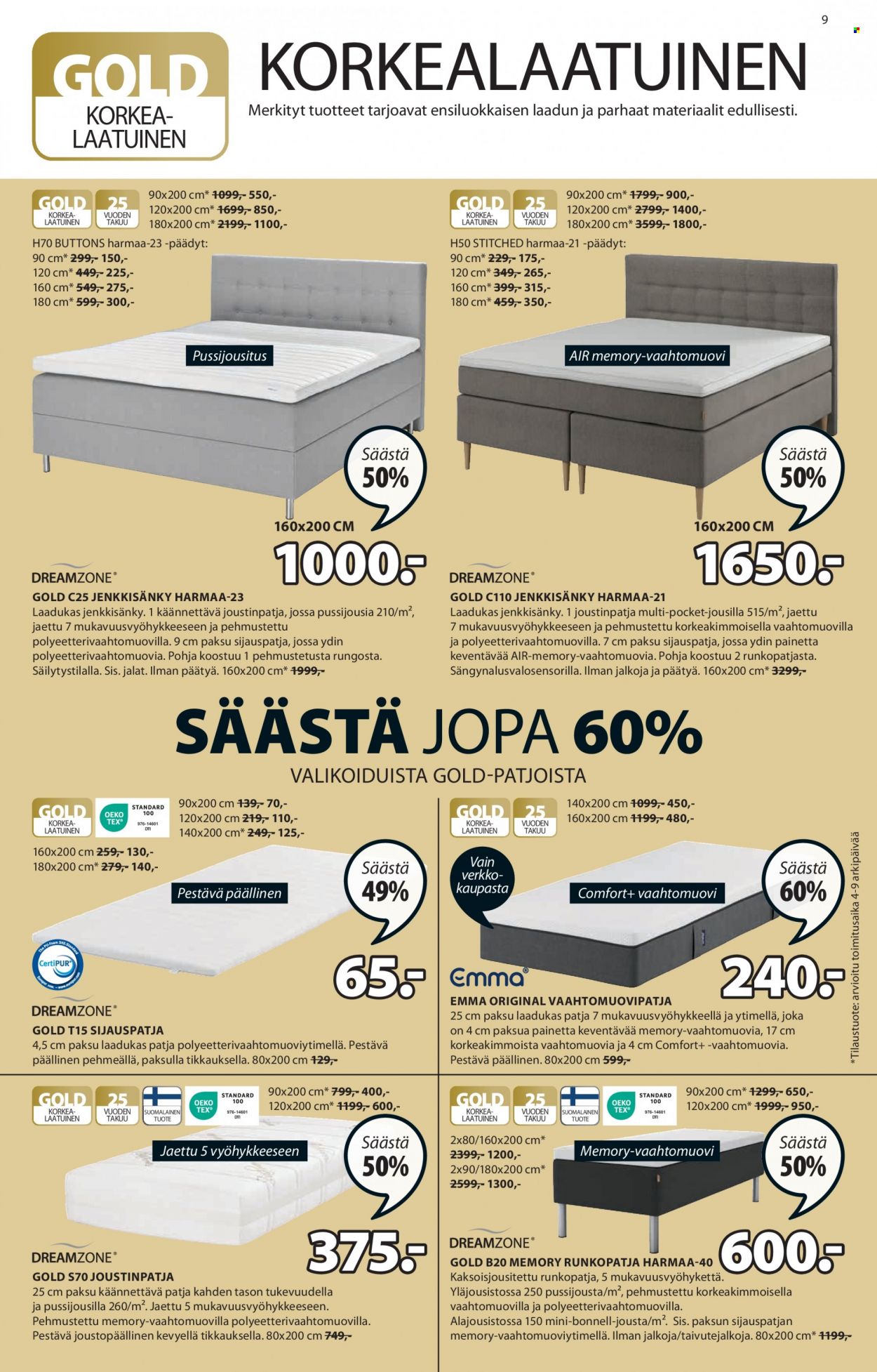 JYSK tarjoukset - 15.05.2023 - 18.06.2023. Sivu 9
