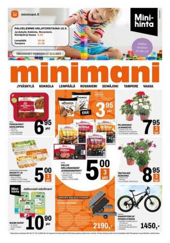 Minimani tarjoukset  - 17.05.2023 - 21.05.2023.