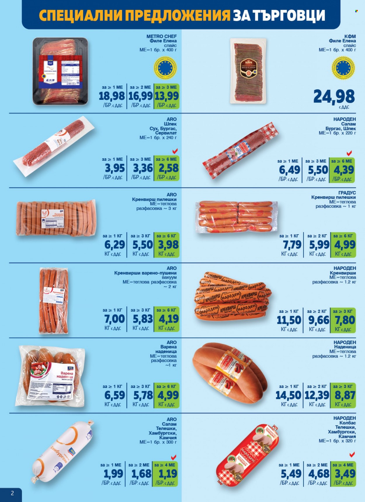 Брошура на МЕТРО - 17.08.2023 - 13.09.2023. Страница 2