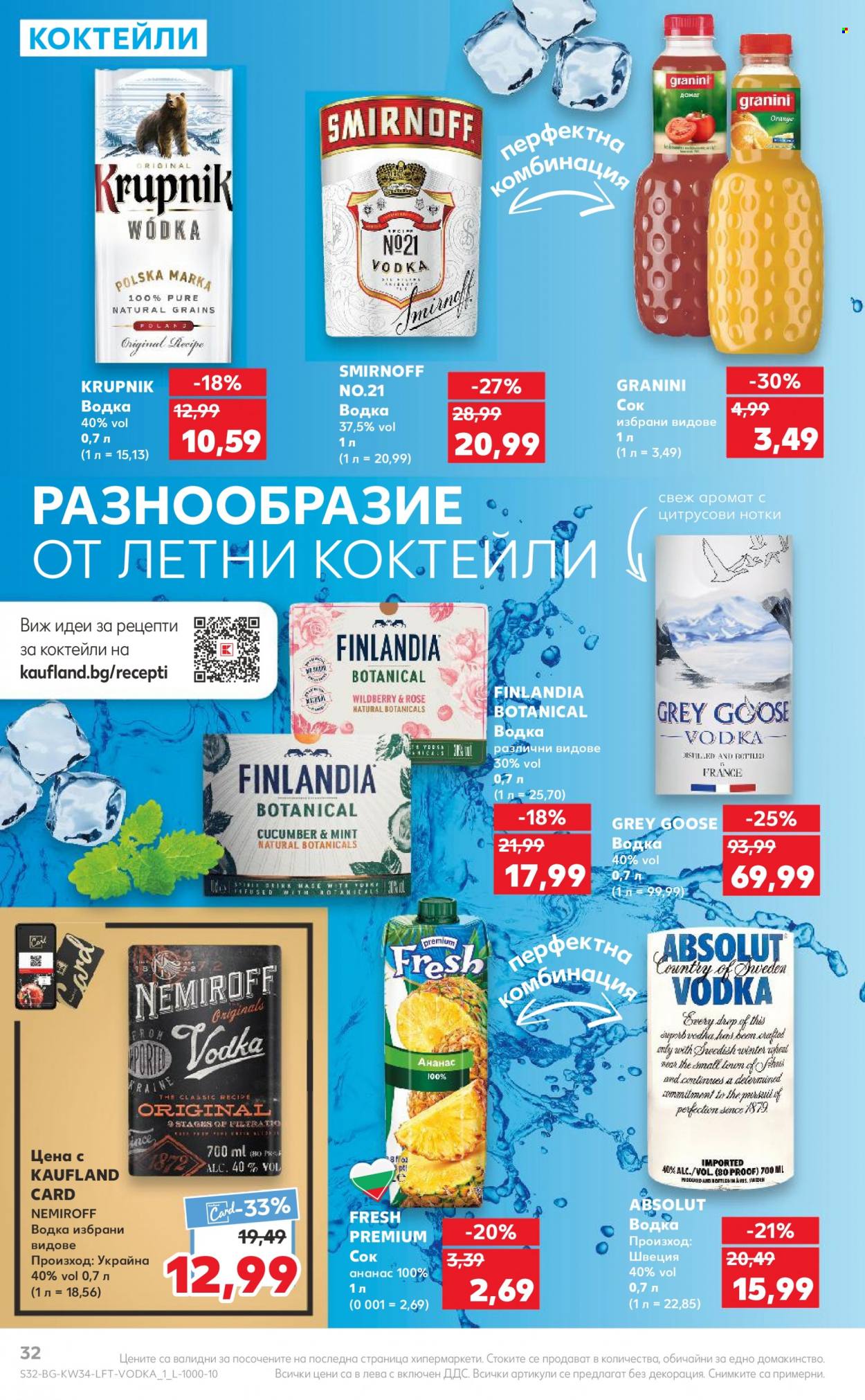 Брошура на Кауфланд - 21.08.2023 - 27.08.2023. Страница 32
