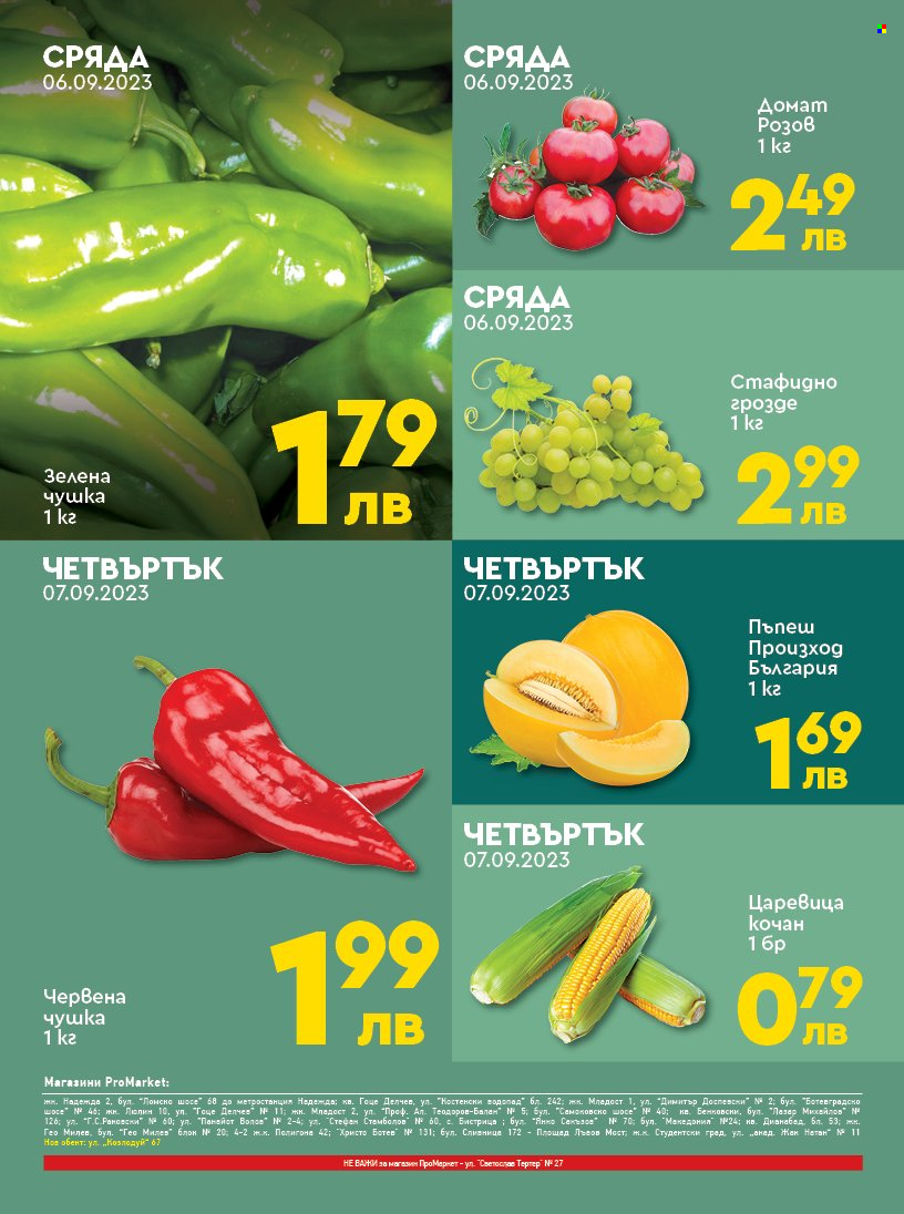 Брошура на ПроМаркет - 05.09.2023 - 07.09.2023. Страница 2
