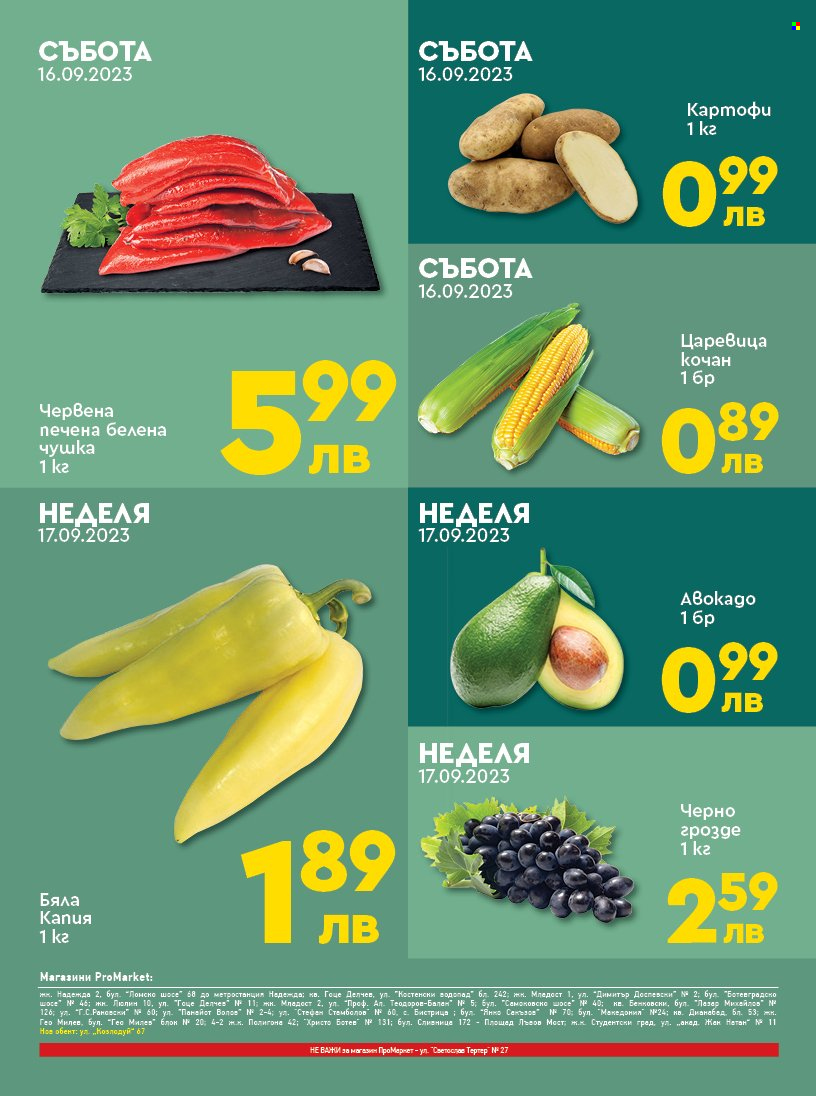 Брошура на ПроМаркет - 15.09.2023 - 17.09.2023. Страница 2