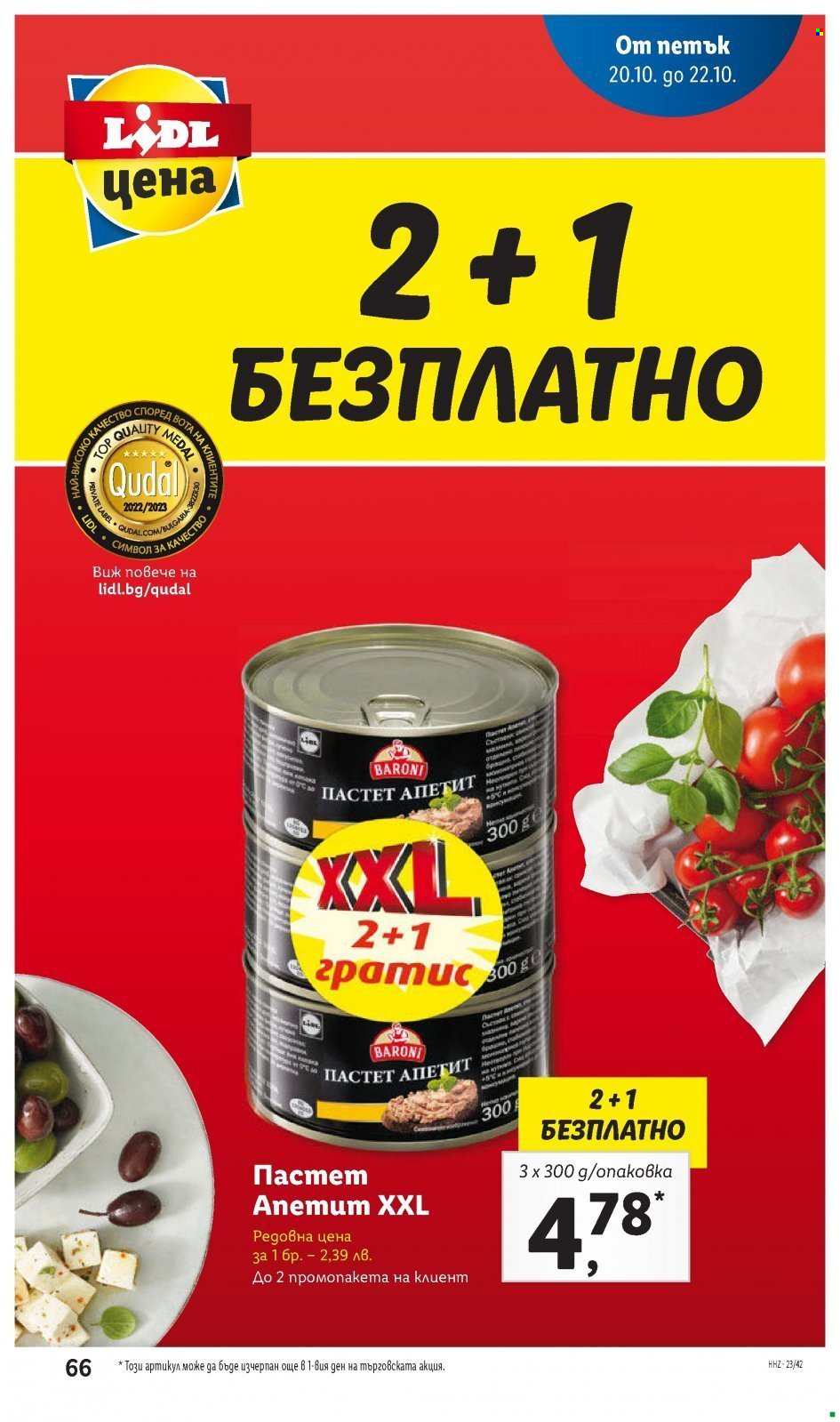 Брошура на Лидл - 16.10.2023 - 22.10.2023. Страница 66