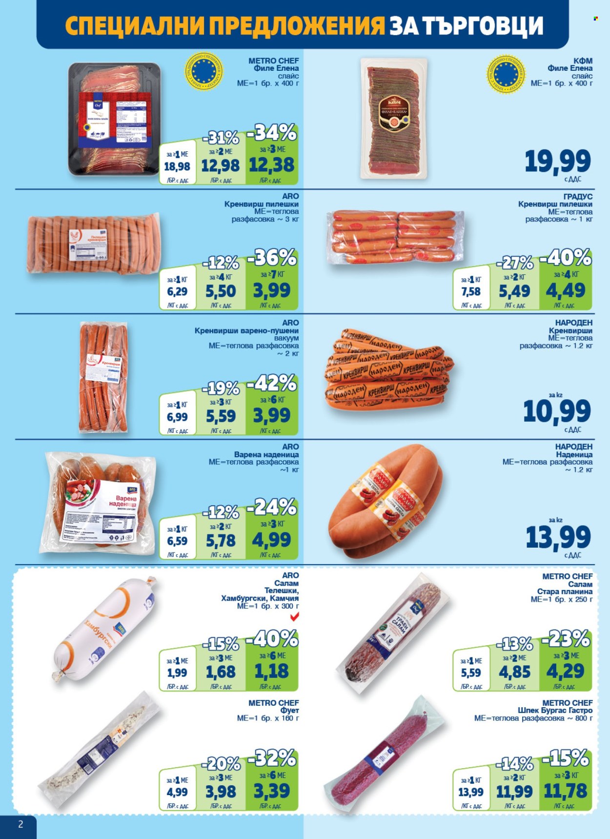 Брошура на МЕТРО - 29.02.2024 - 27.03.2024. Страница 2