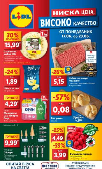 Брошура на Лидл - 17.06.2024 - 23.06.2024.