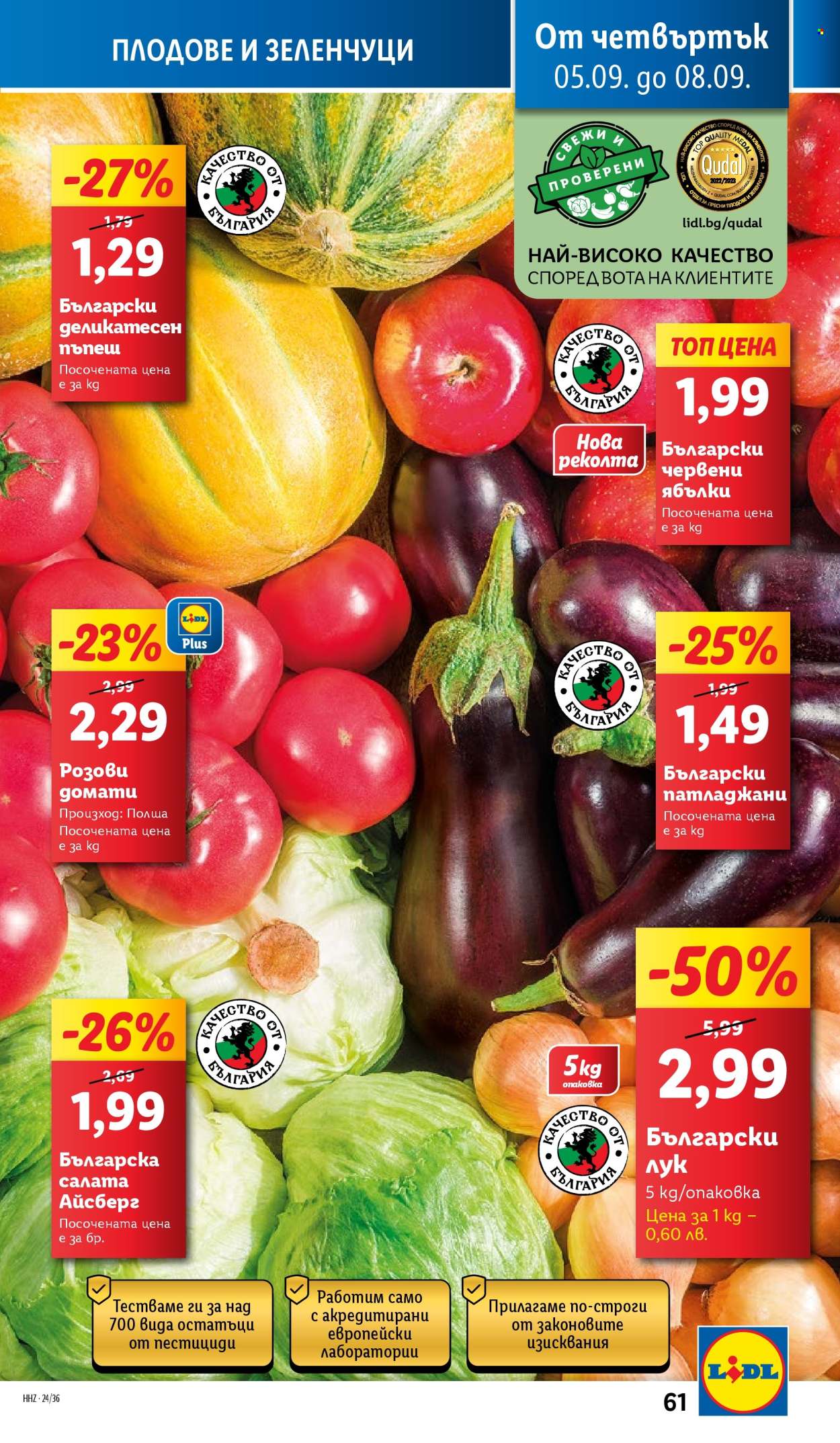 Брошура на Лидл - 02.09.2024 - 08.09.2024. Страница 61
