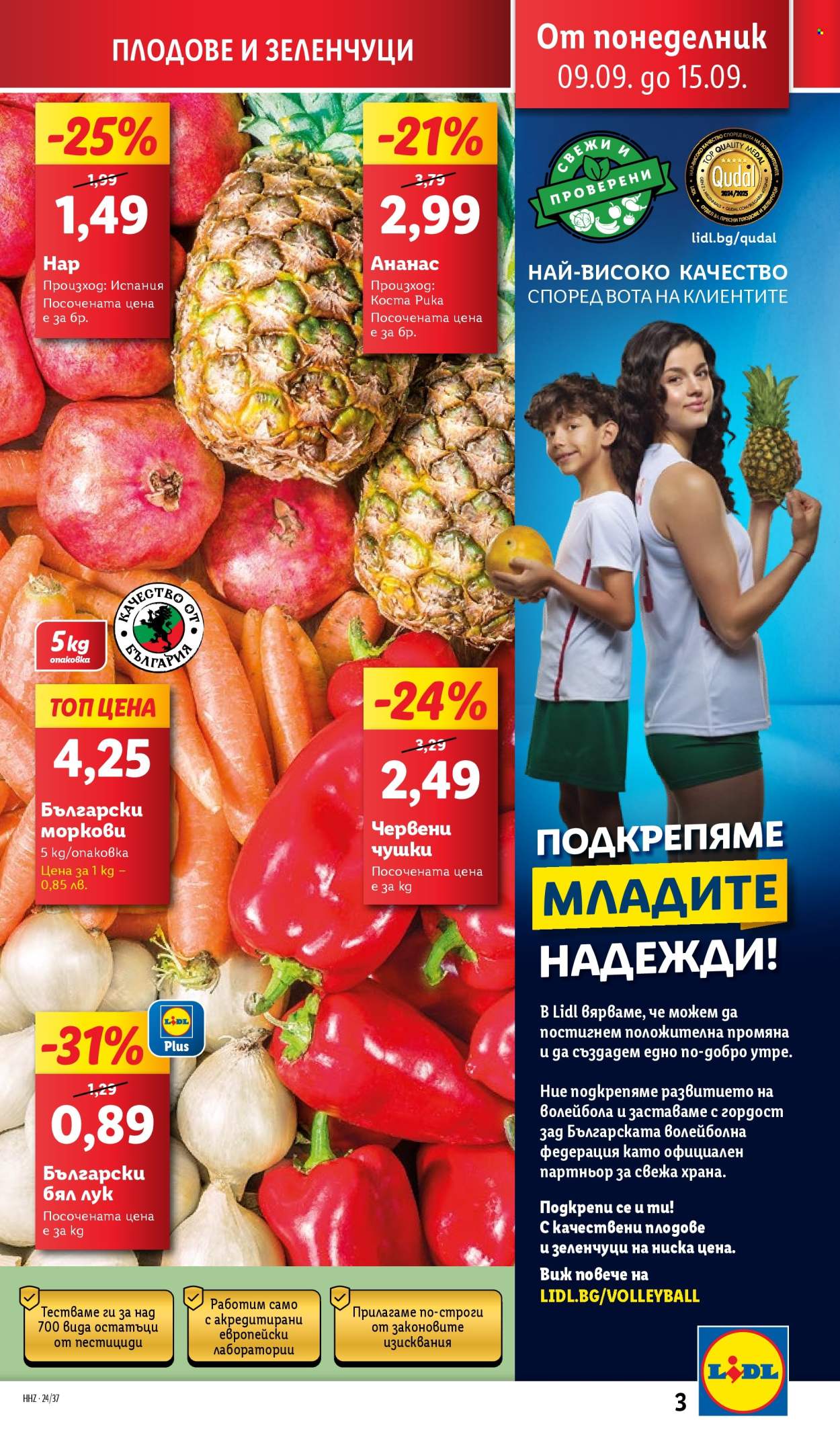 Брошура на Лидл - 09.09.2024 - 15.09.2024. Страница 3