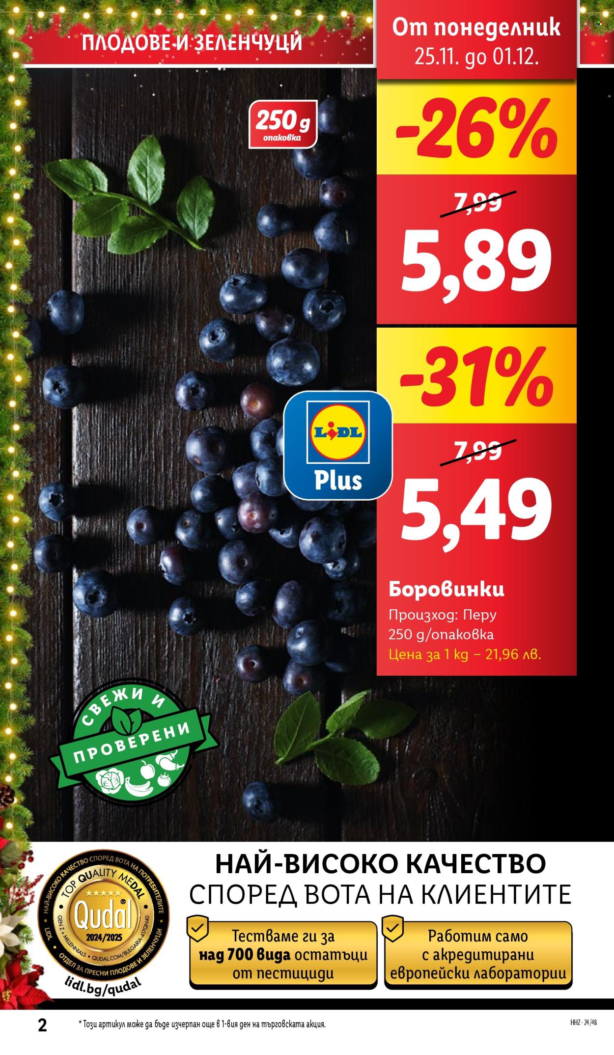 Брошура на Лидл - 25.11.2024 - 01.12.2024. Страница 2