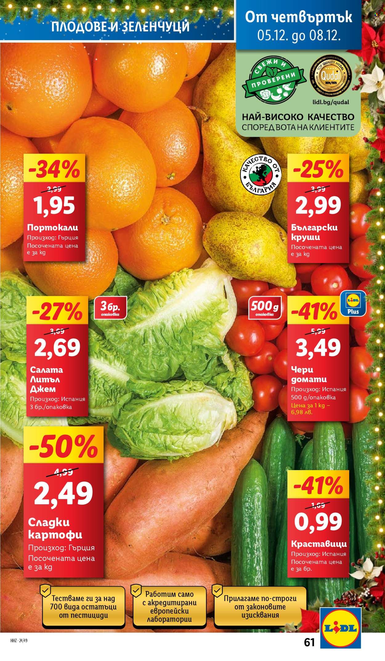 Брошура на Лидл - 02.12.2024 - 08.12.2024. Страница 61