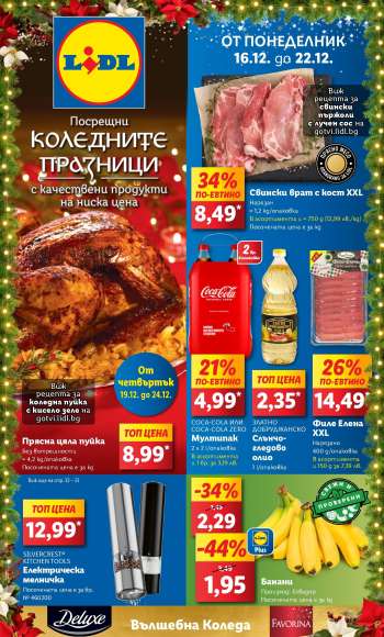 Брошура на Лидл - 16.12.2024 - 22.12.2024.