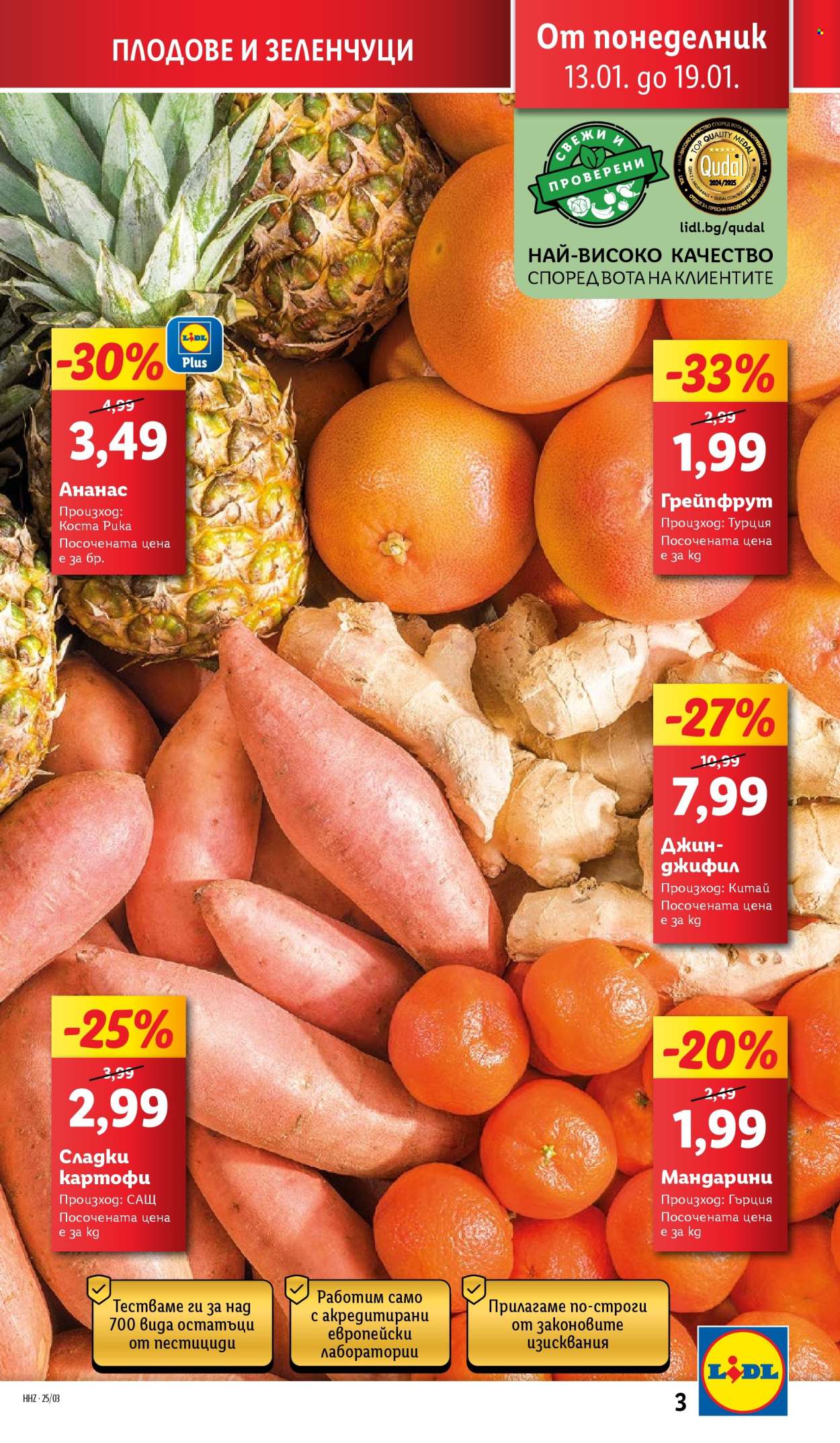 Брошура на Лидл - 13.01.2025 - 19.01.2025. Страница 3