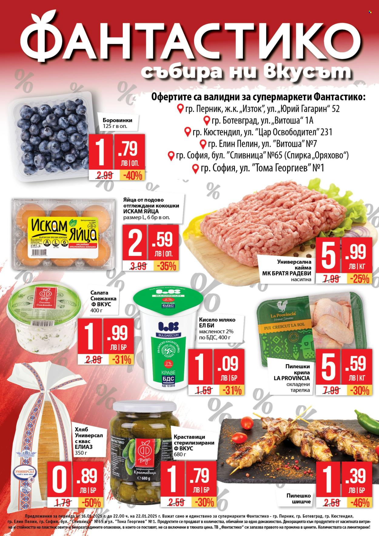 Брошура на Фантастико - 16.01.2025 - 22.01.2025. Страница 1