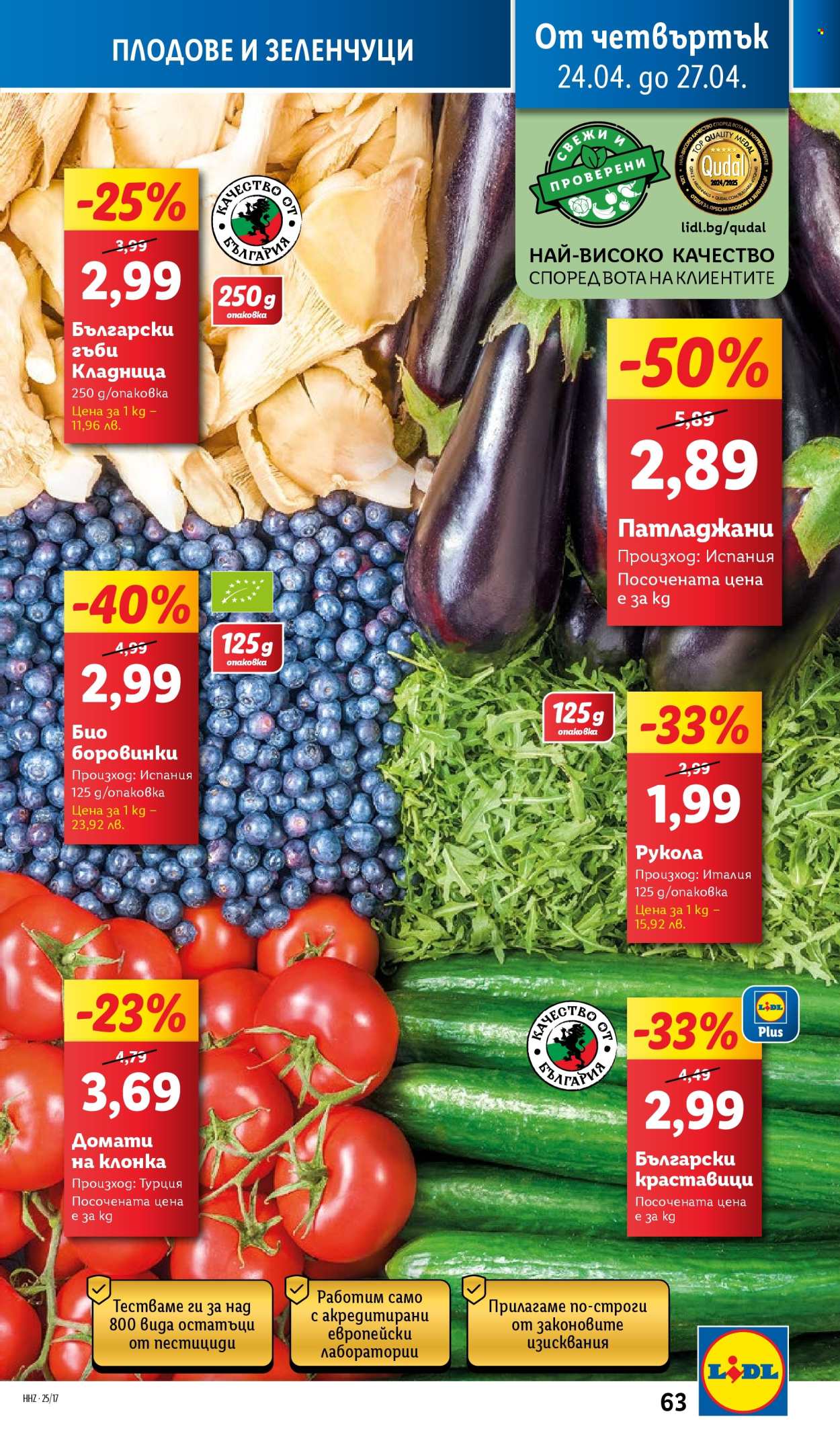 Брошура на Лидл - 21.04.2025 - 27.04.2025. Страница 63