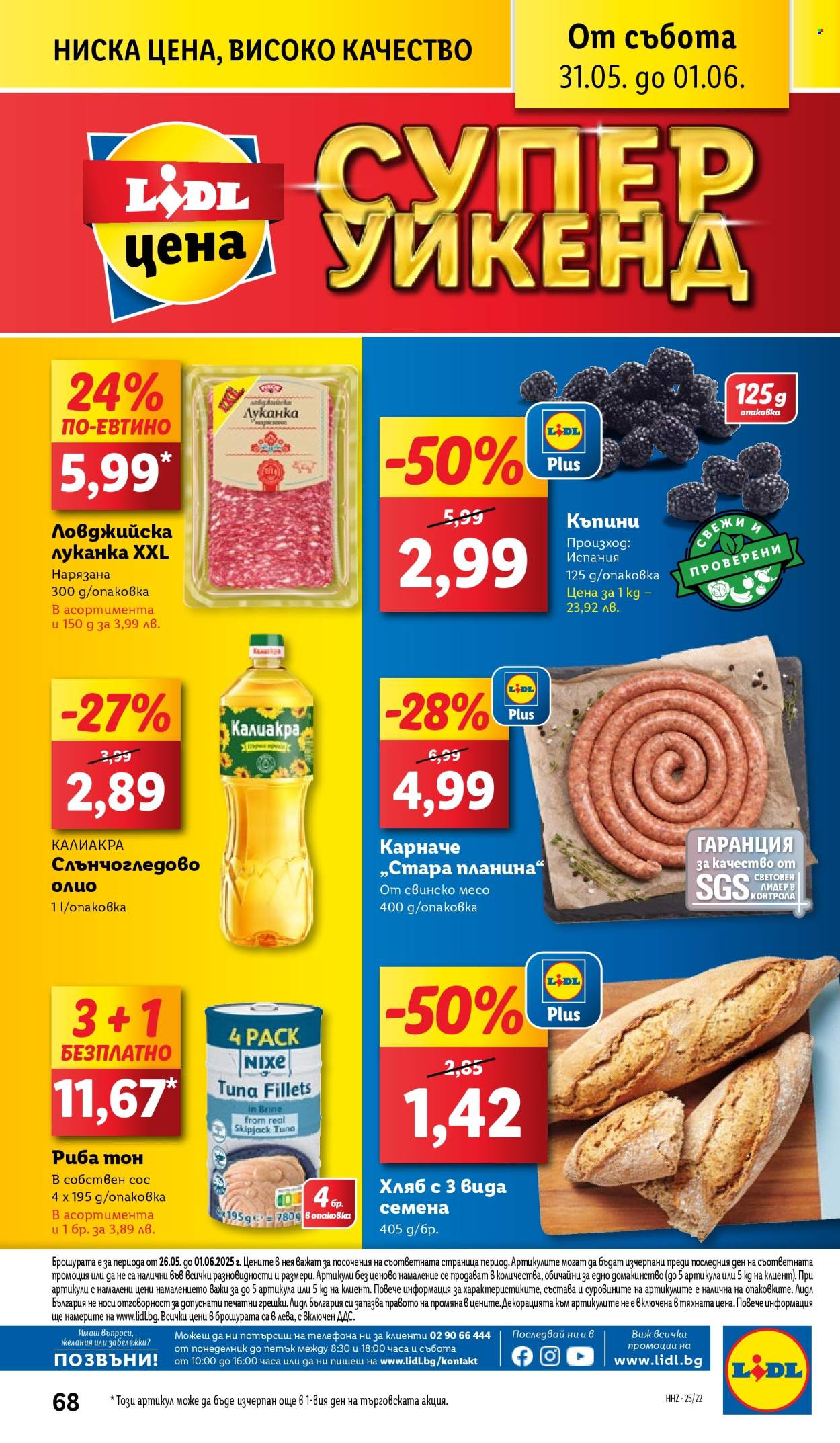 Брошура на Лидл - 26.05.2025 - 01.06.2025. Страница 68