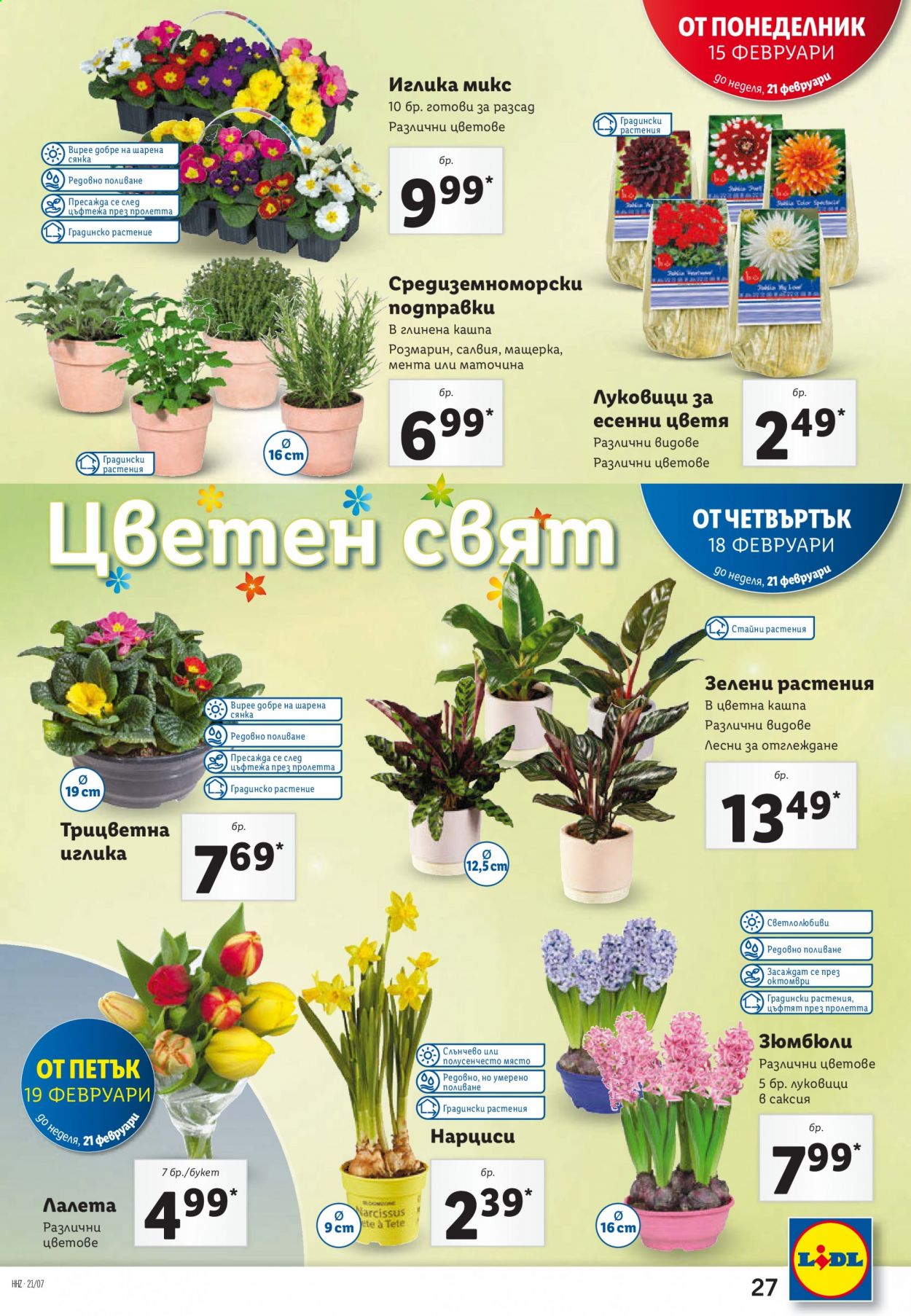 Брошура на Лидл - 15.02.2021 - 21.02.2021. Страница 27