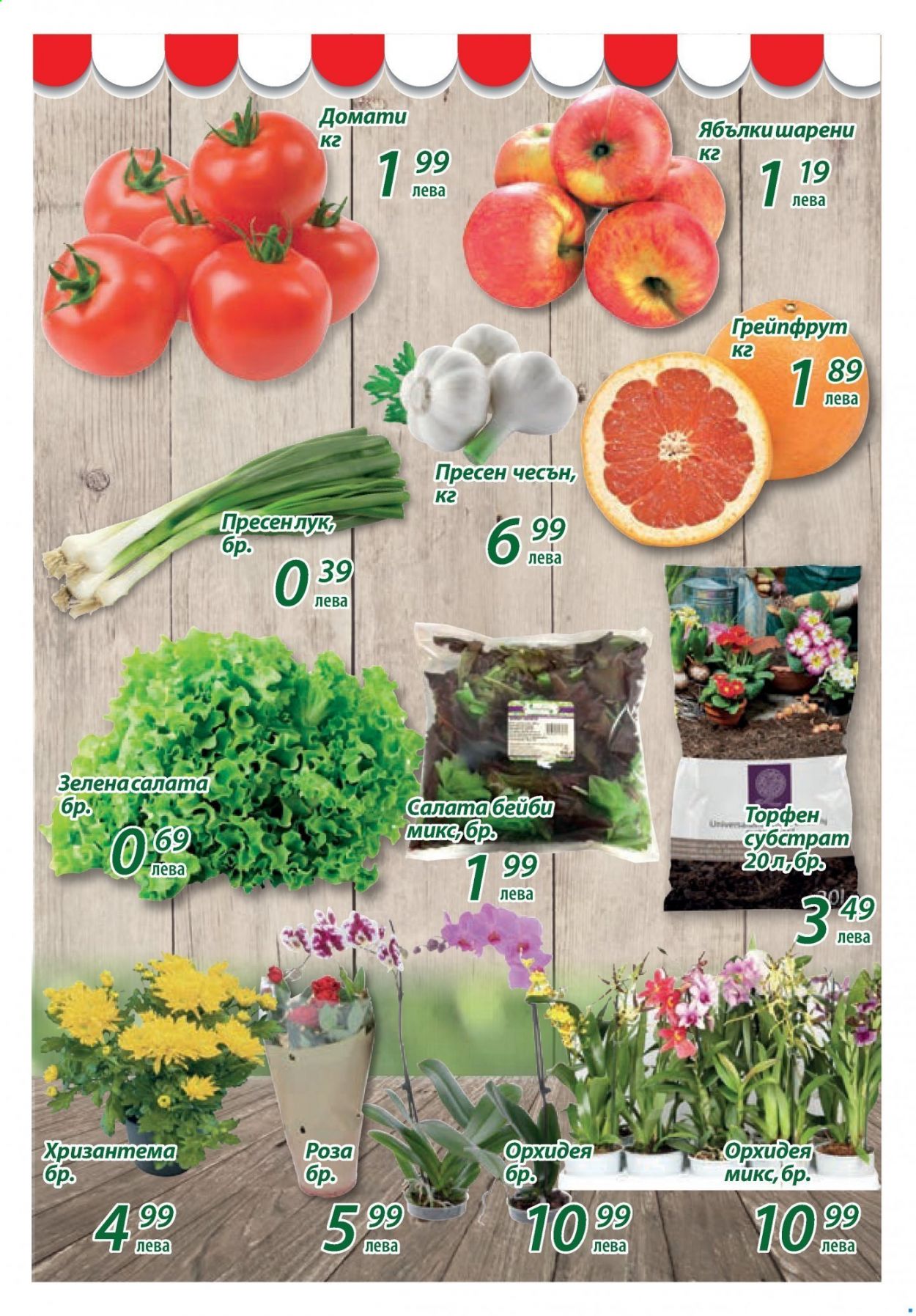 thumbnail - Брошура на Т Маркет - 23.03.2021 - 29.03.2021 - Продавани продукти - домати, чесън, грейпфрут. Страница 3.