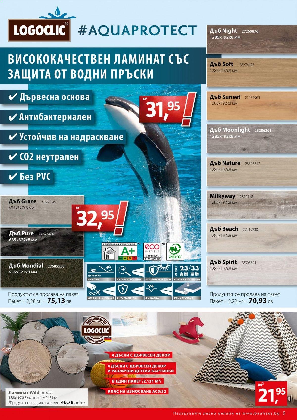 Брошура на BAUHAUS - 19.08.2021 - 01.09.2021. Страница 9