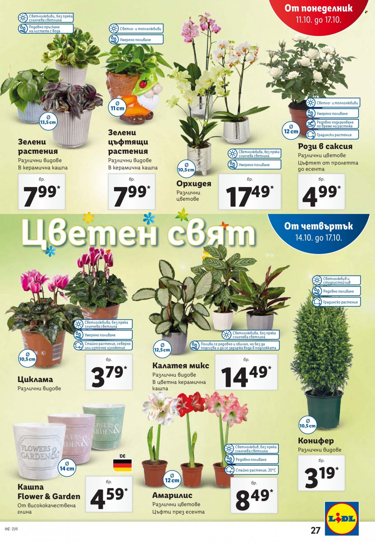 Брошура на Лидл - 11.10.2021 - 17.10.2021. Страница 27