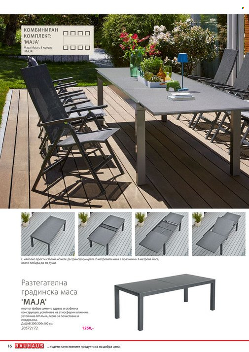 Брошура на BAUHAUS - 14.04.2022 - 31.05.2022. Страница 16