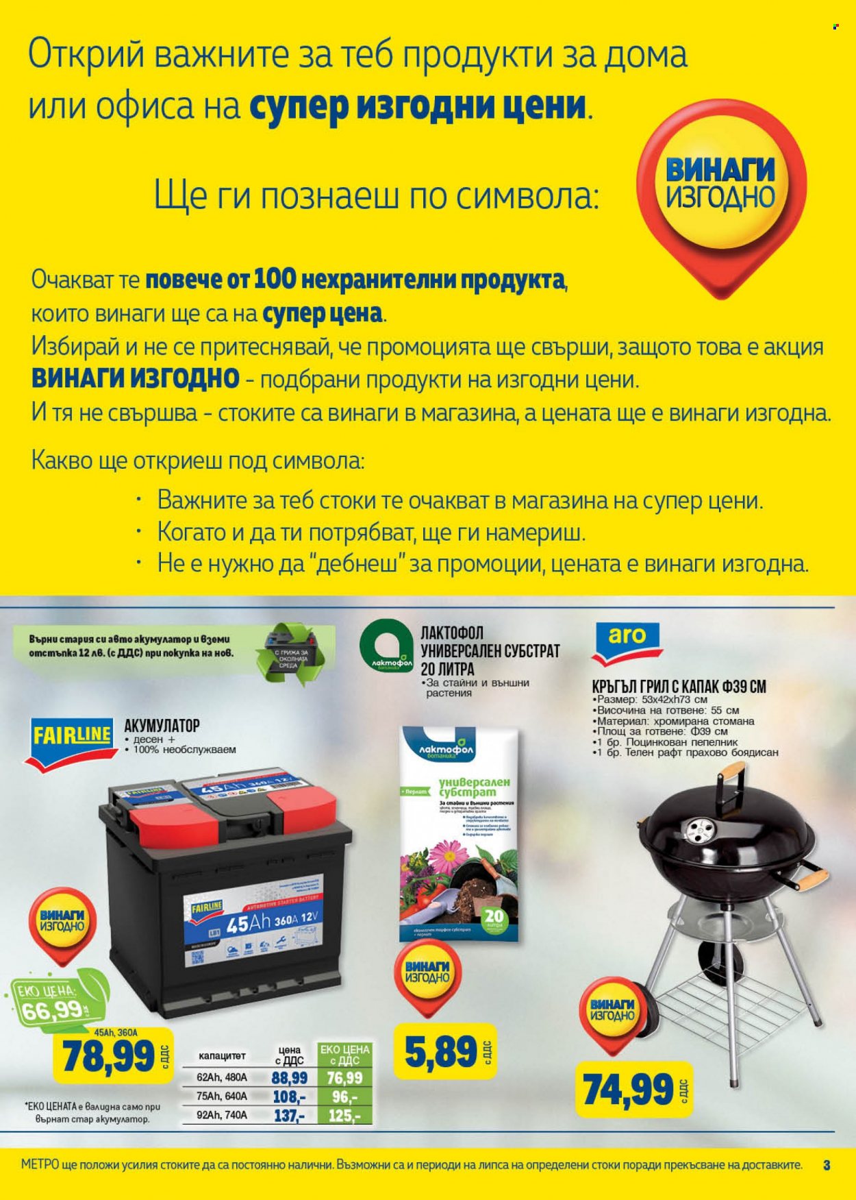 Брошура на МЕТРО - 12.05.2022 - 25.05.2022. Страница 3