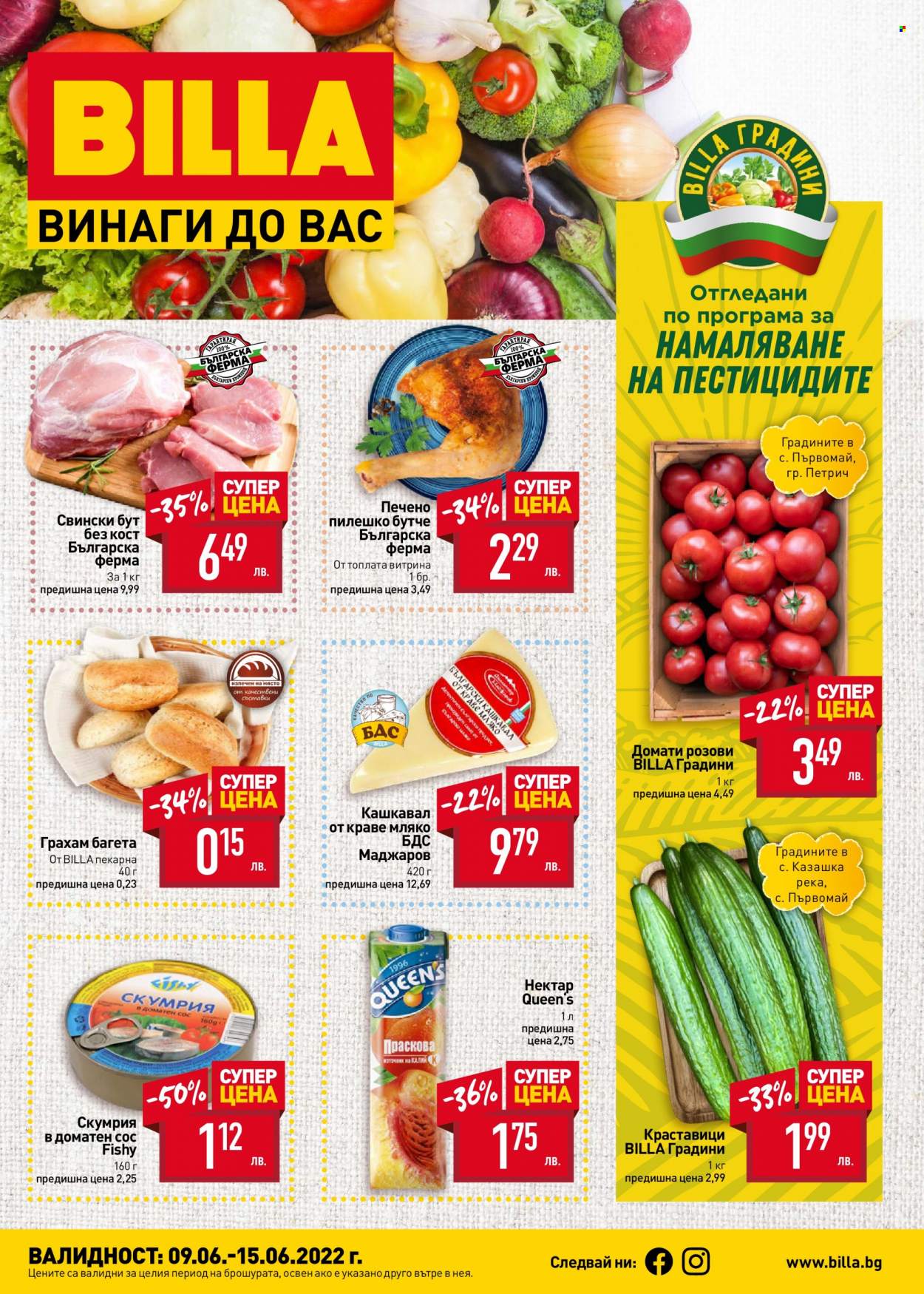 Брошура на BILLA - 09.06.2022 - 15.06.2022. Страница 1