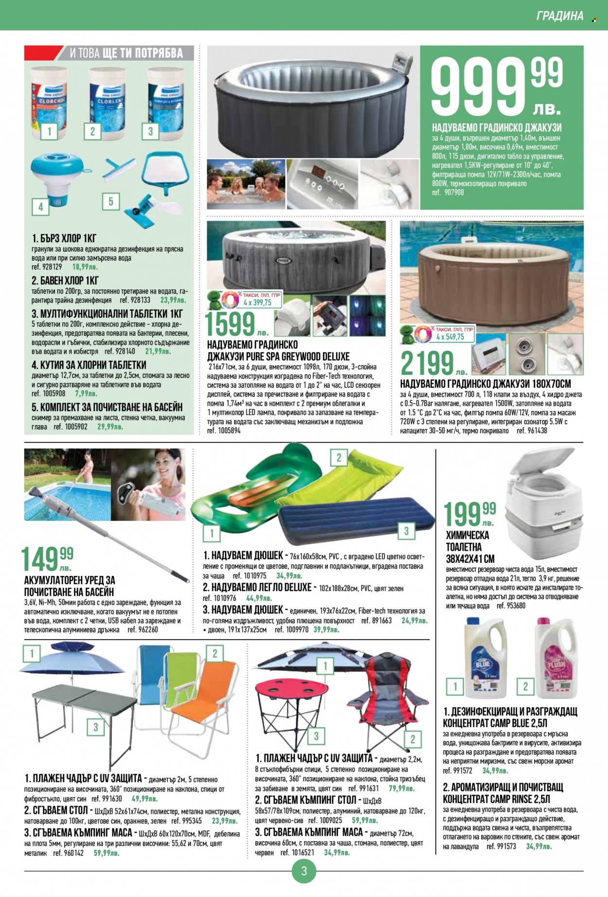 thumbnail - Брошура на Mr. Bricolage - 23.06.2022 - 13.07.2022 - Продавани продукти - стол, легло, лампа. Страница 3.
