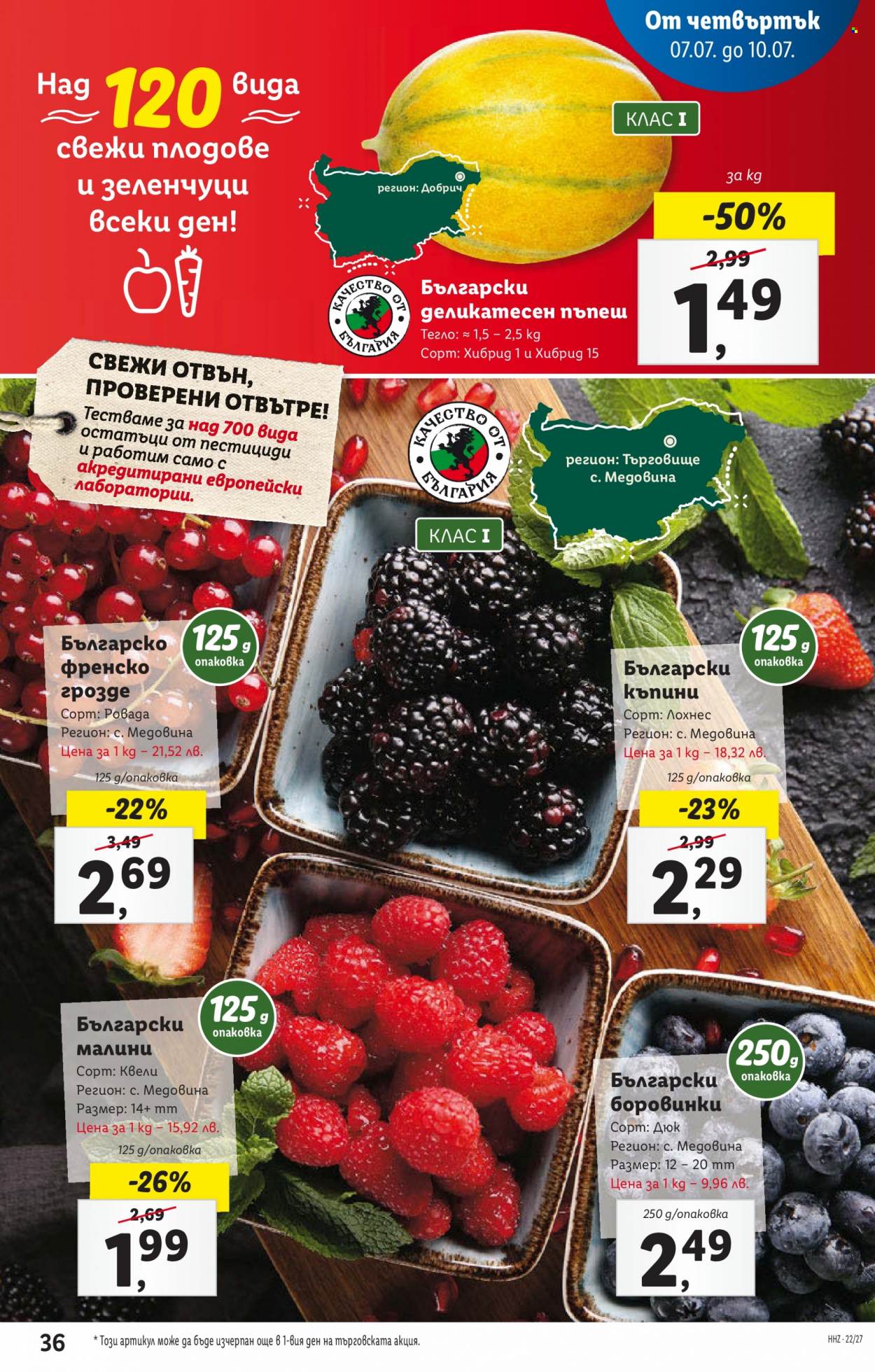 Брошура на Лидл - 04.07.2022 - 10.07.2022. Страница 36