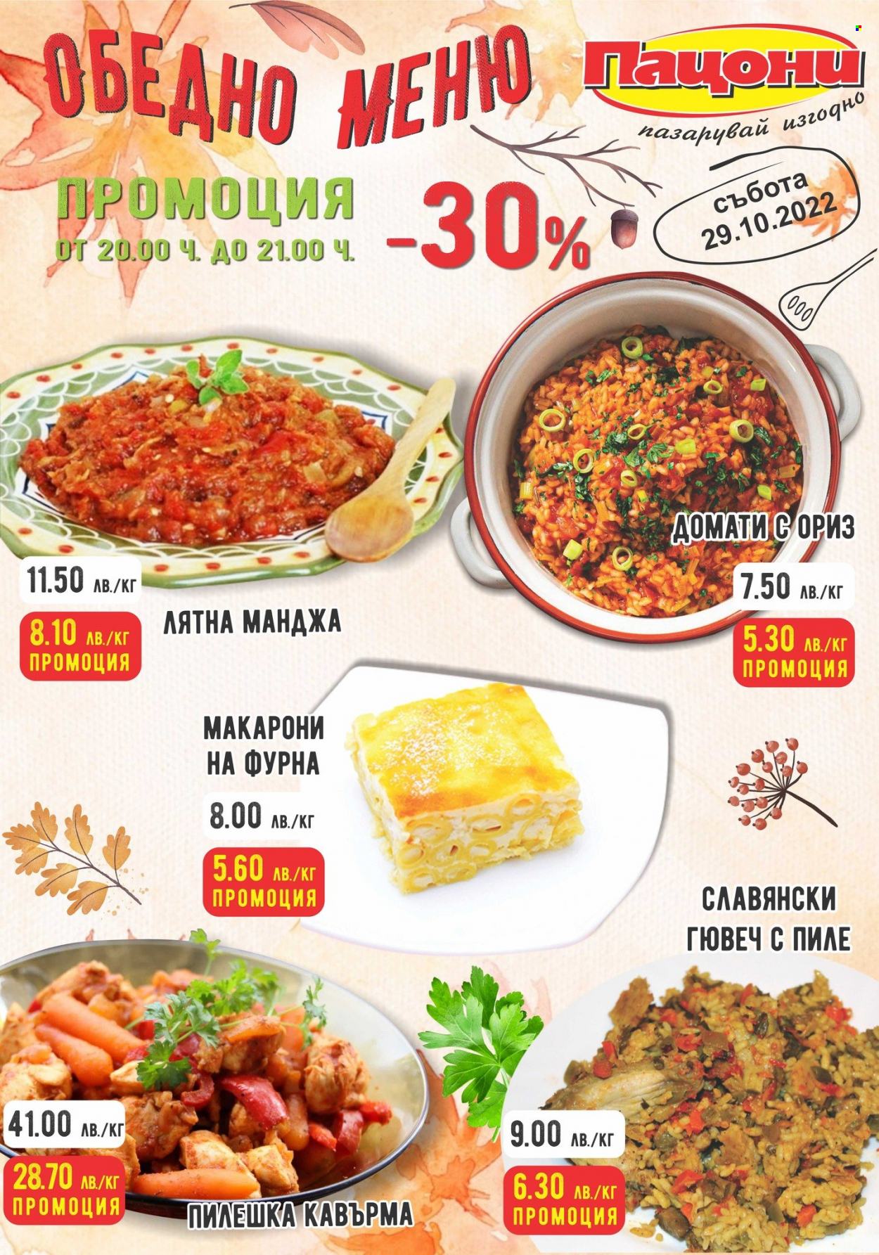 Брошура на Пацони - 29.10.2022 - 29.10.2022. Страница 1