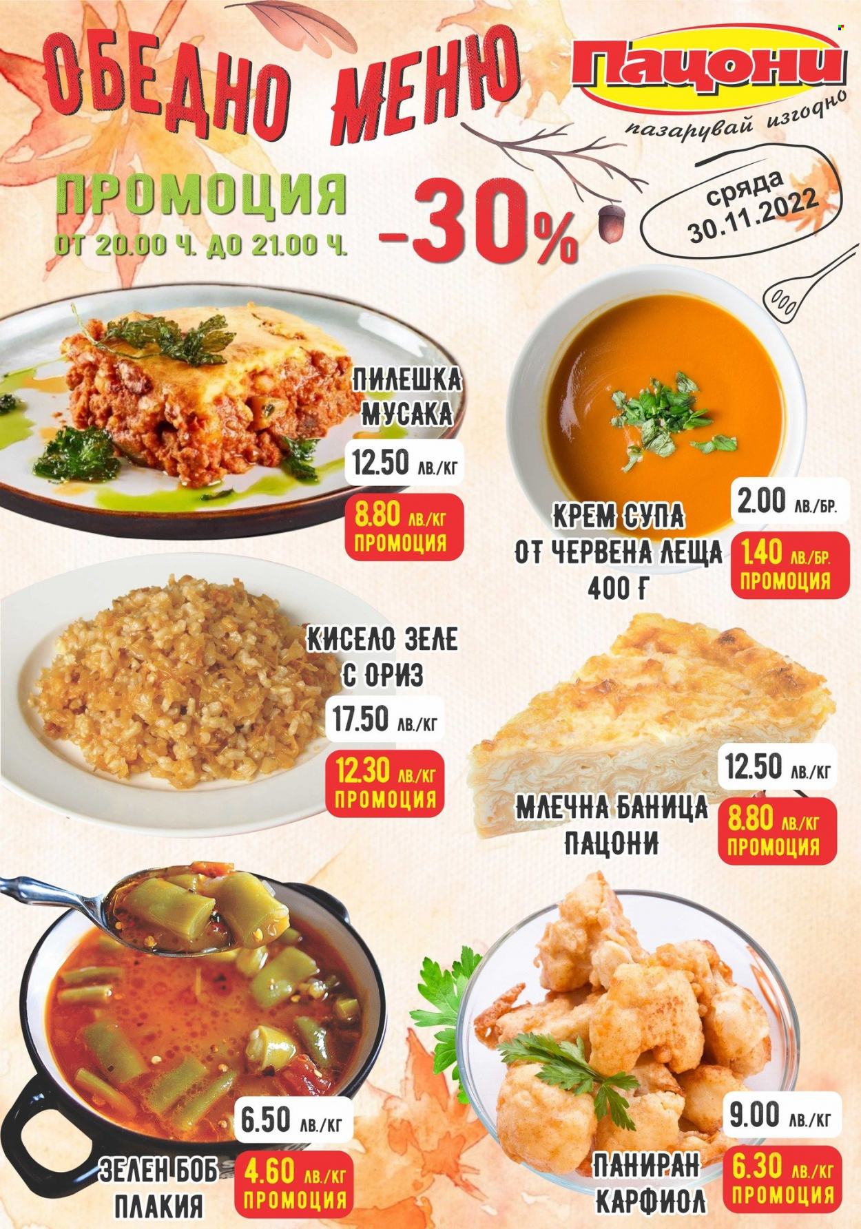 Брошура на Пацони - 30.11.2022 - 30.11.2022. Страница 1