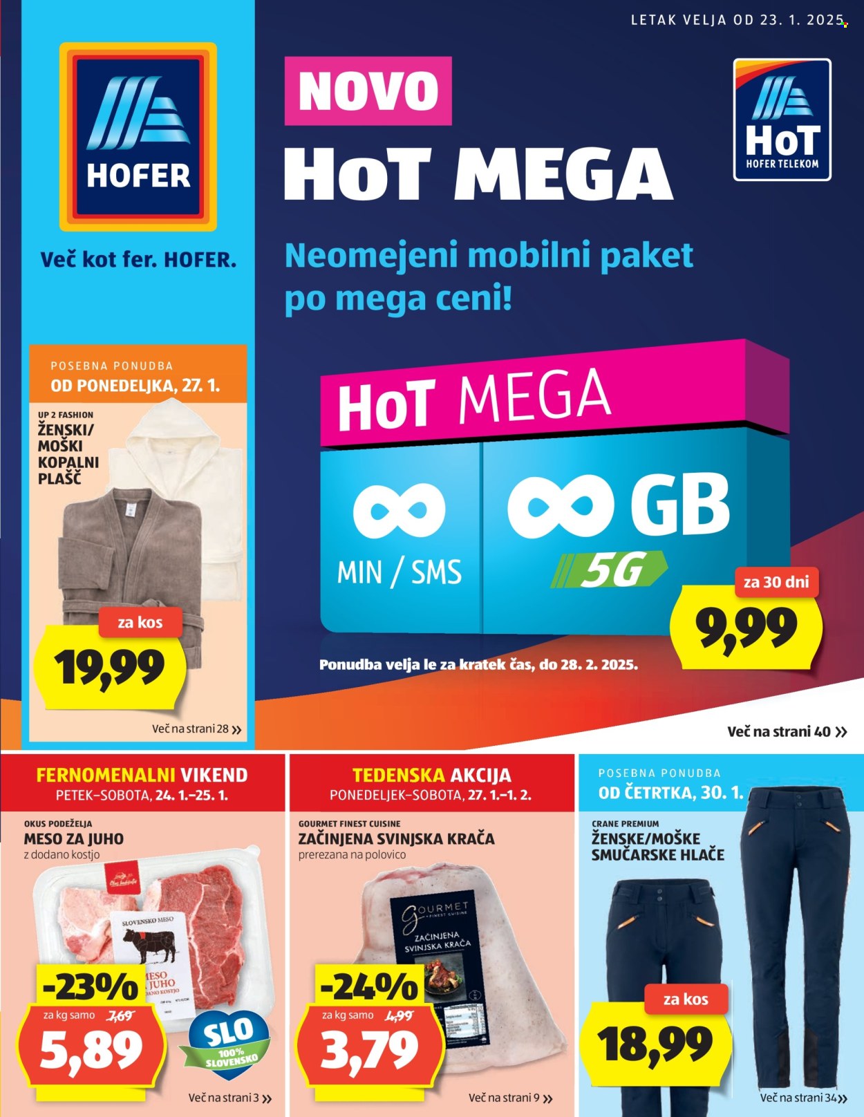 Hofer katalog - 23.1.2025 - 1.2.2025. Stran 1