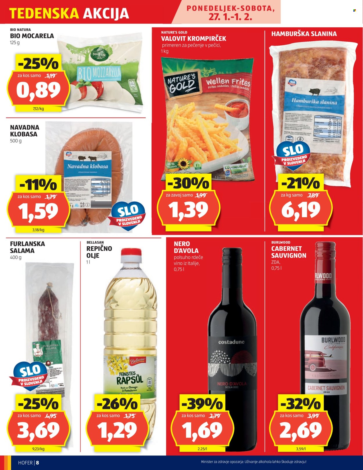 Hofer katalog - 23.1.2025 - 1.2.2025. Stran 8