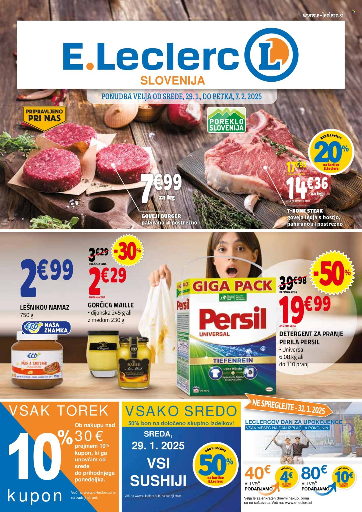 E.Leclerc katalog - 29.1.2025 - 7.2.2025. Stran 1
