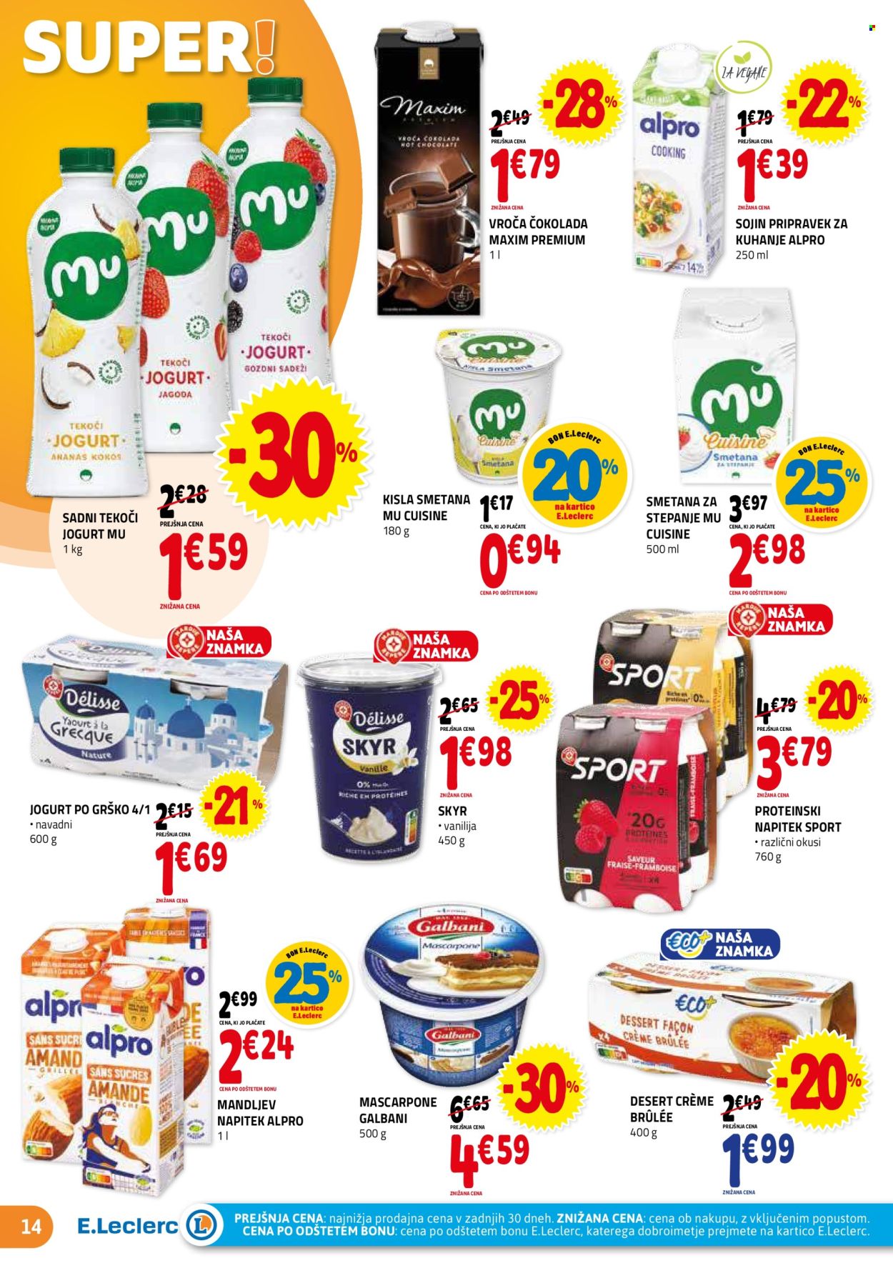 E.Leclerc katalog - 29.1.2025 - 7.2.2025. Stran 14