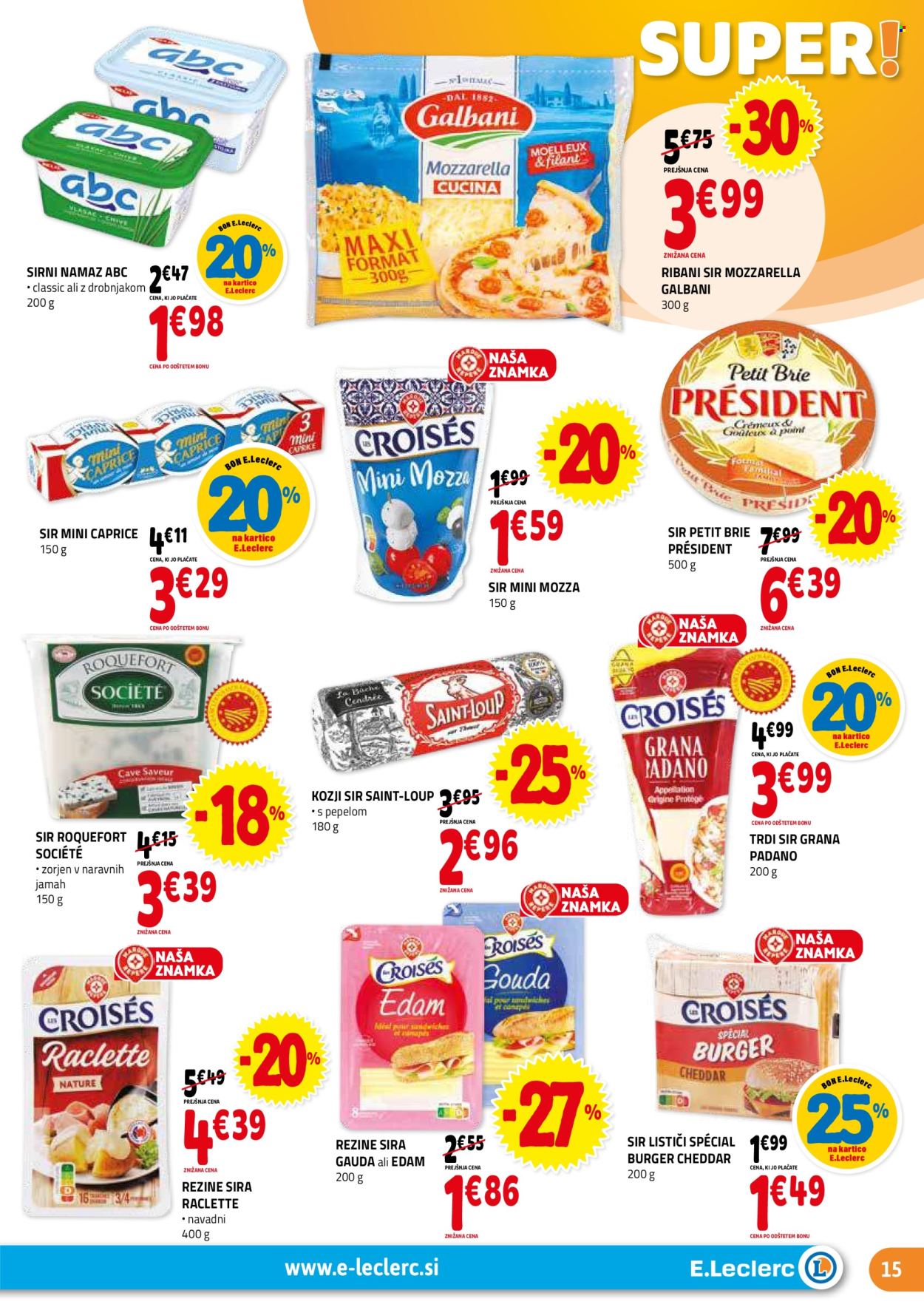 E.Leclerc katalog - 29.1.2025 - 7.2.2025. Stran 15