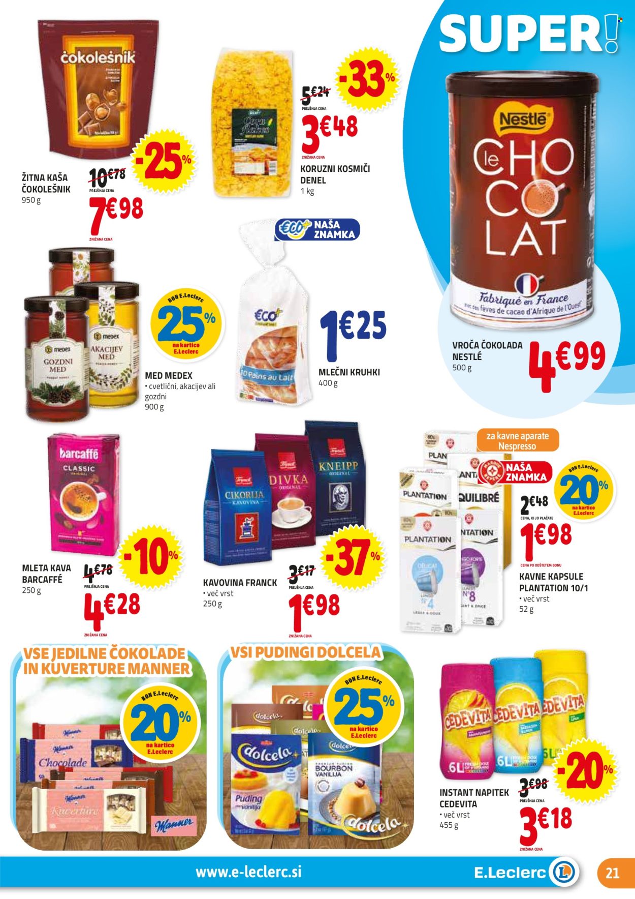 E.Leclerc katalog - 29.1.2025 - 7.2.2025. Stran 21