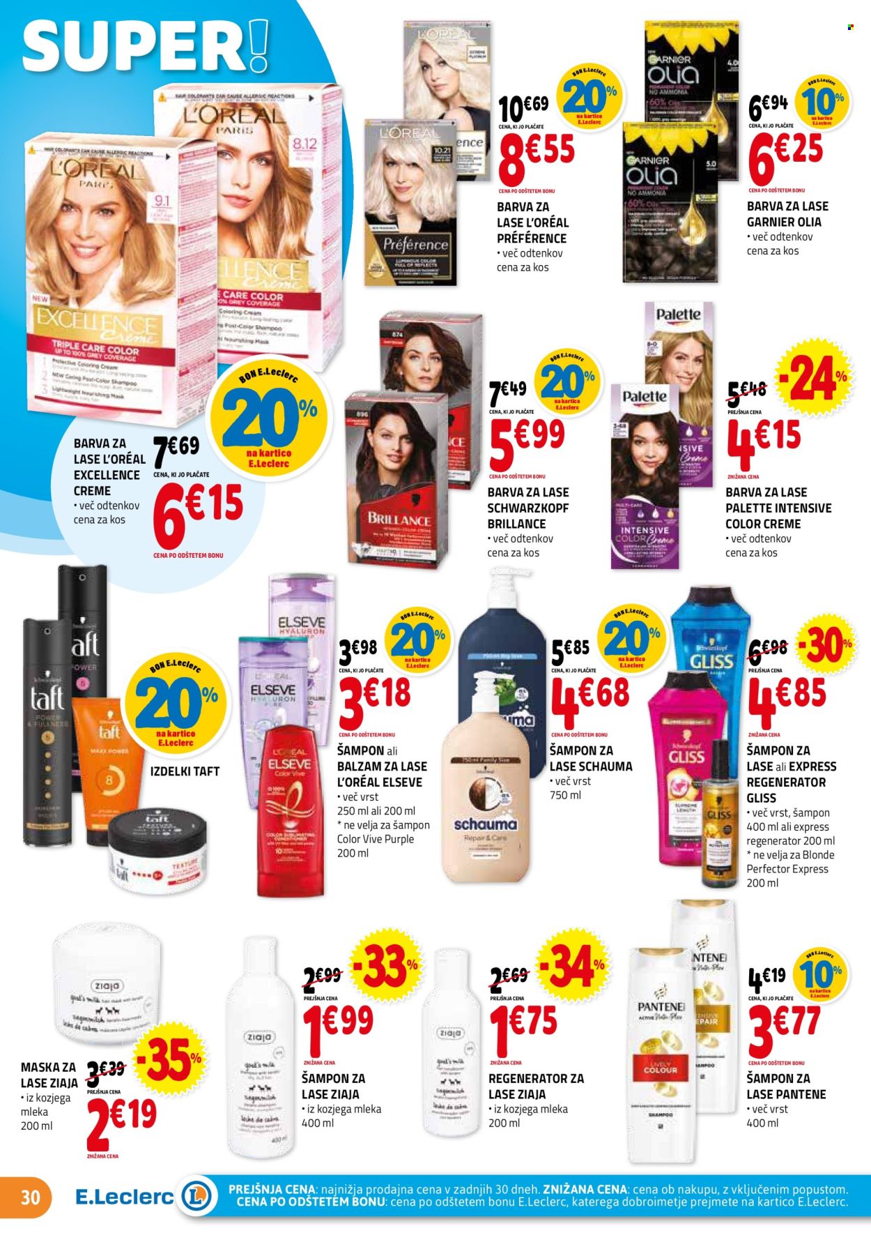 E.Leclerc katalog - 29.1.2025 - 7.2.2025. Stran 30