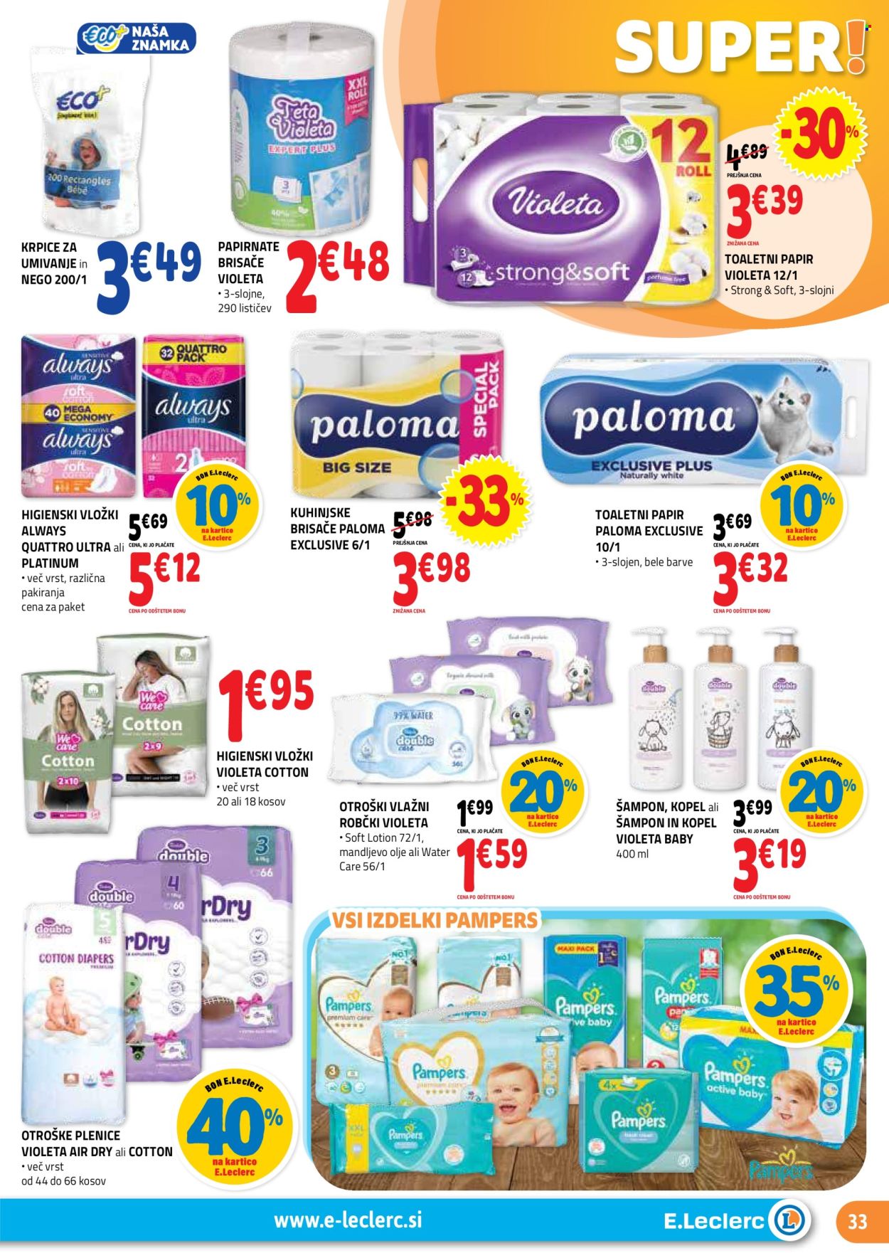 E.Leclerc katalog - 29.1.2025 - 7.2.2025. Stran 33