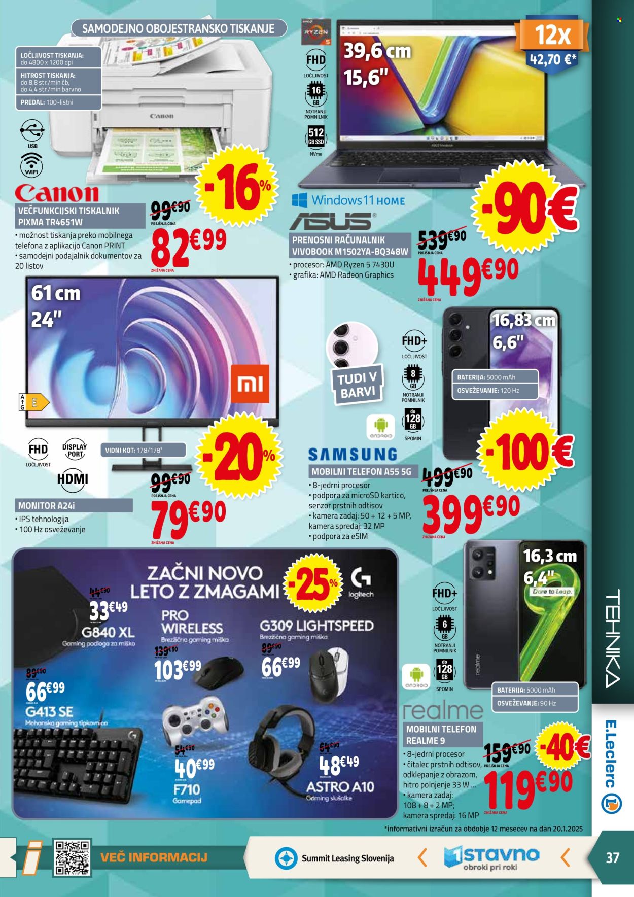 E.Leclerc katalog - 29.1.2025 - 7.2.2025. Stran 37