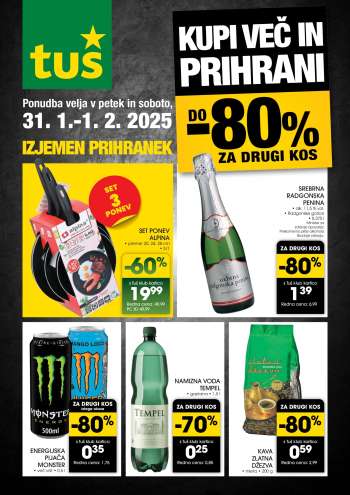 Tuš katalog - 31.1.2025 - 1.2.2025.