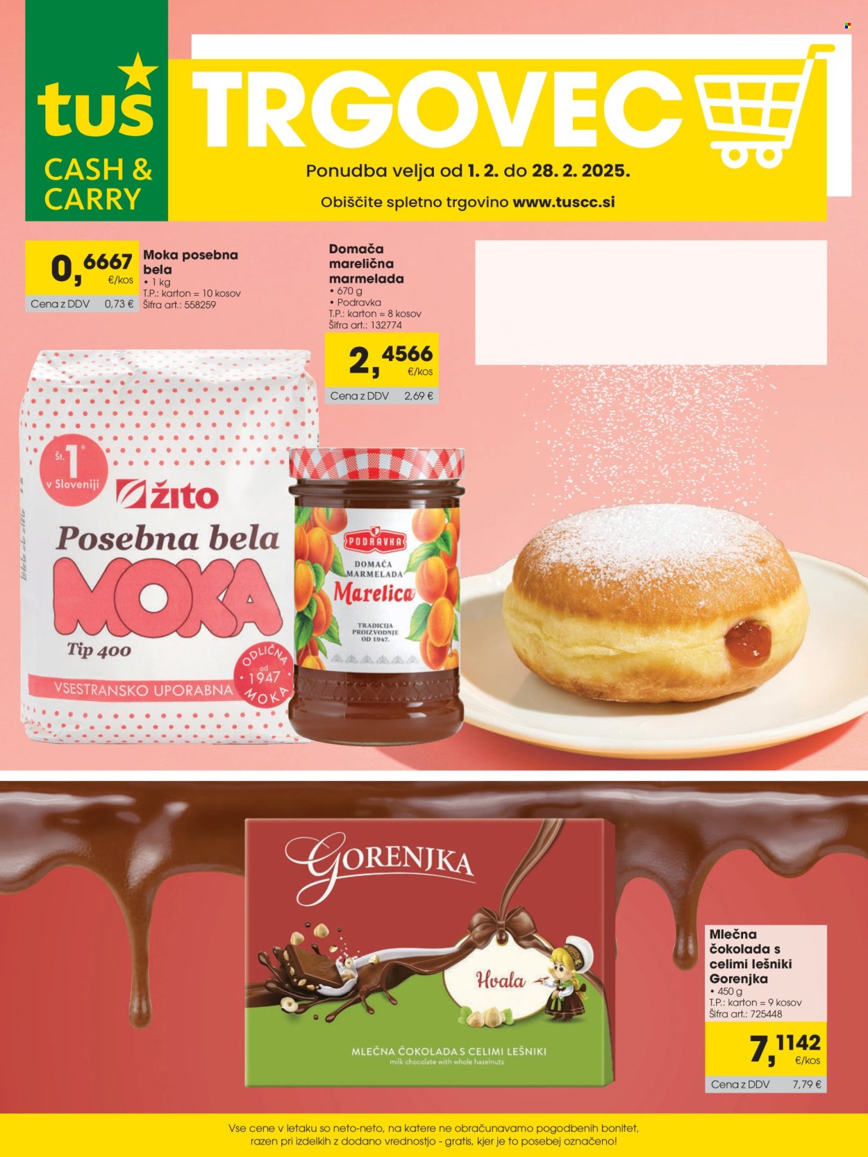 Tuš Cash & Carry katalog - 1.2.2025 - 28.2.2025. Stran 1