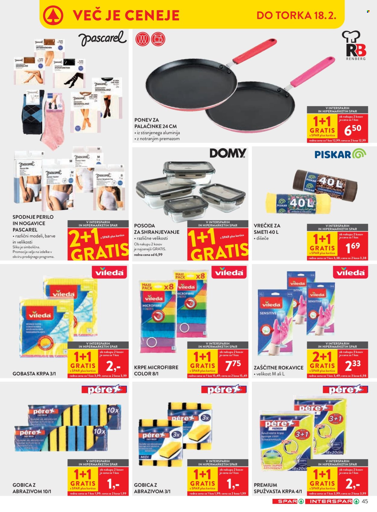 SPAR katalog - 5.2.2025 - 18.2.2025. Stran 45