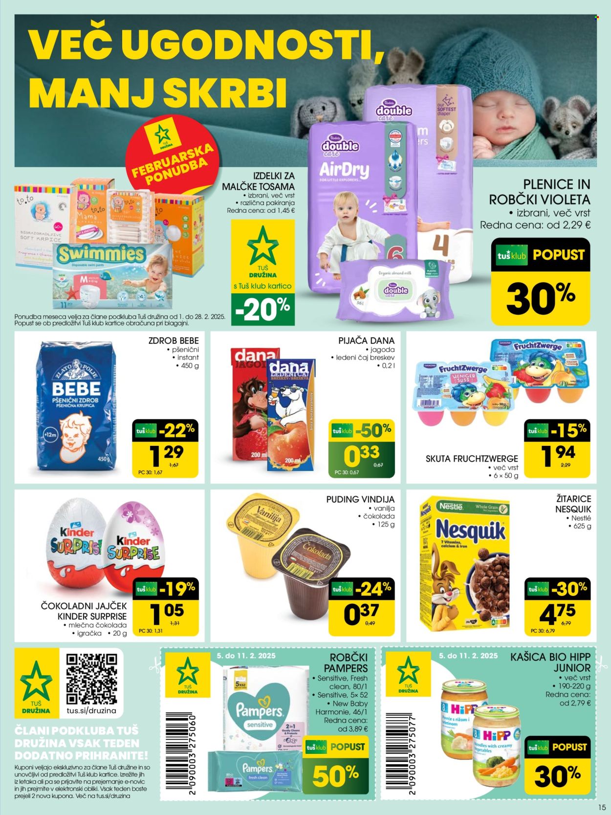 Tuš katalog - 5.2.2025 - 11.2.2025. Stran 15