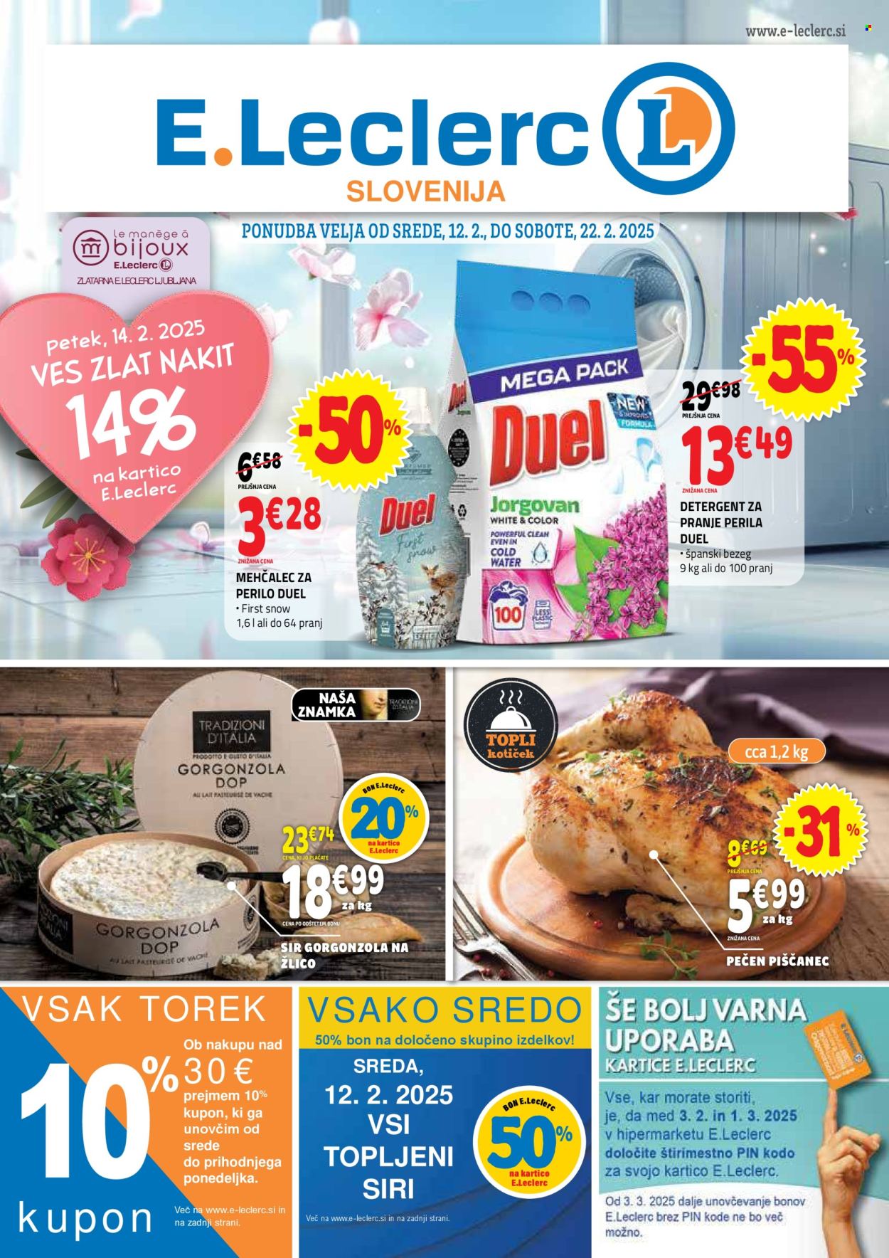E.Leclerc katalog - 12.2.2025 - 22.2.2025. Stran 1