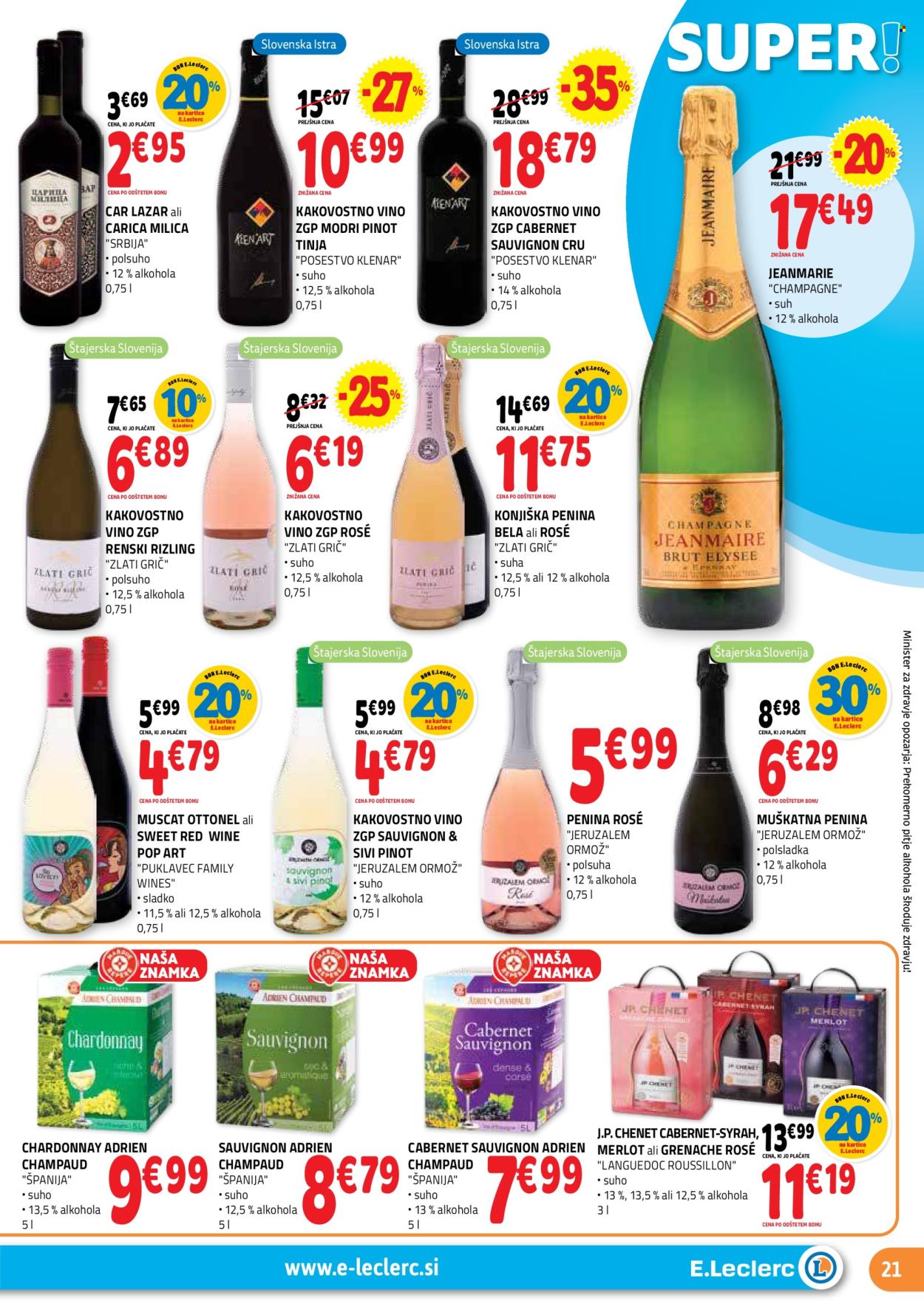 E.Leclerc katalog - 12.2.2025 - 22.2.2025. Stran 21