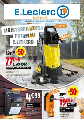 E.Leclerc katalog - 12.2.2025 - 22.2.2025.