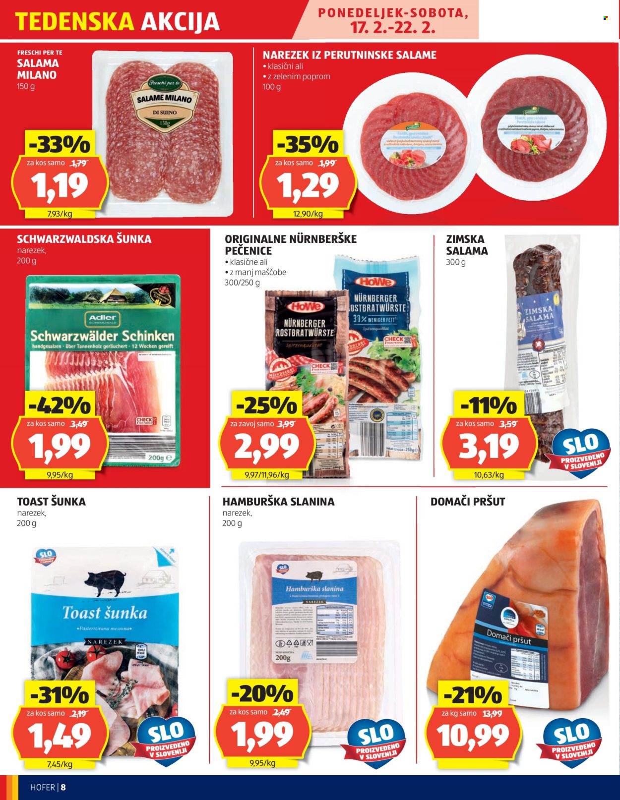 Hofer katalog - 13.2.2025 - 22.2.2025. Stran 8